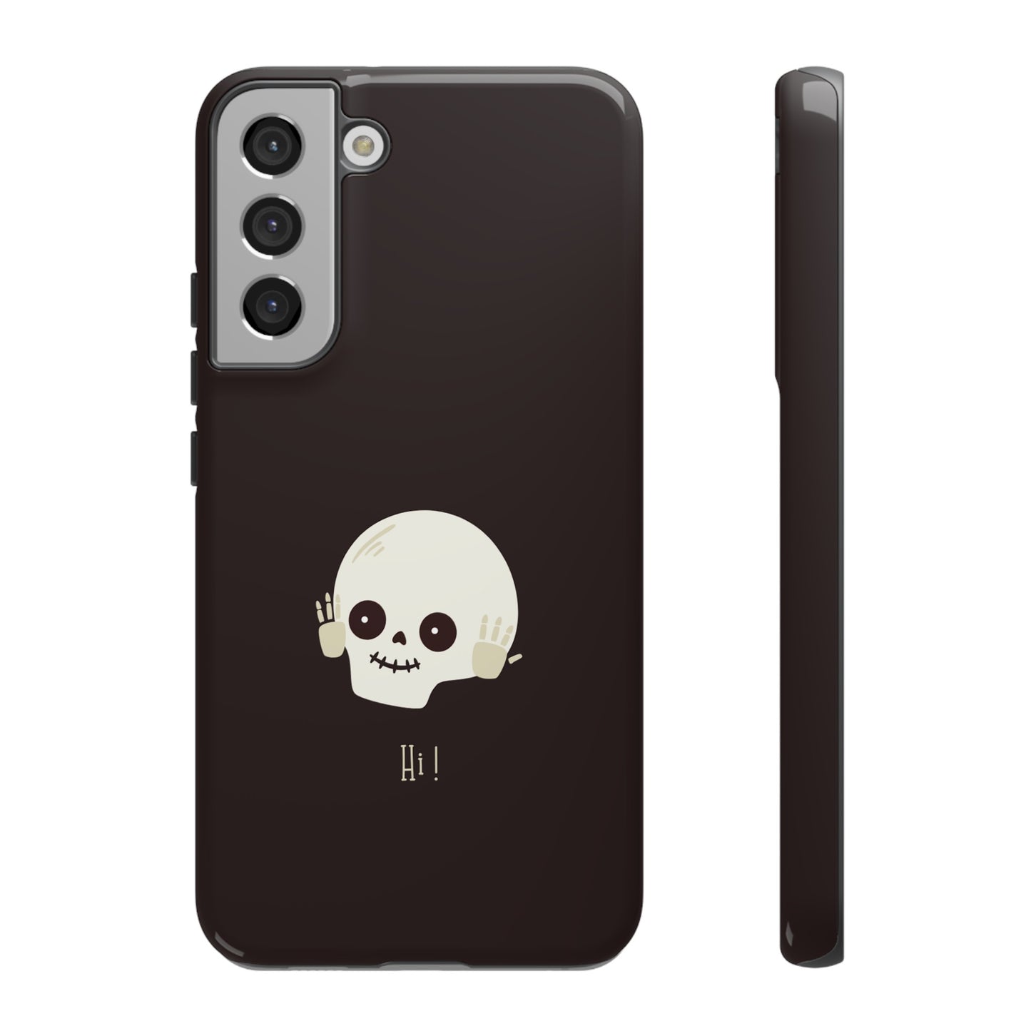 Hello Skull Phone Case | iPhone 15 Plus/ Pro, 14, 13, 12| Google Pixel 7, Pro, 5| Samsung Galaxy S23 All Major Phone Models