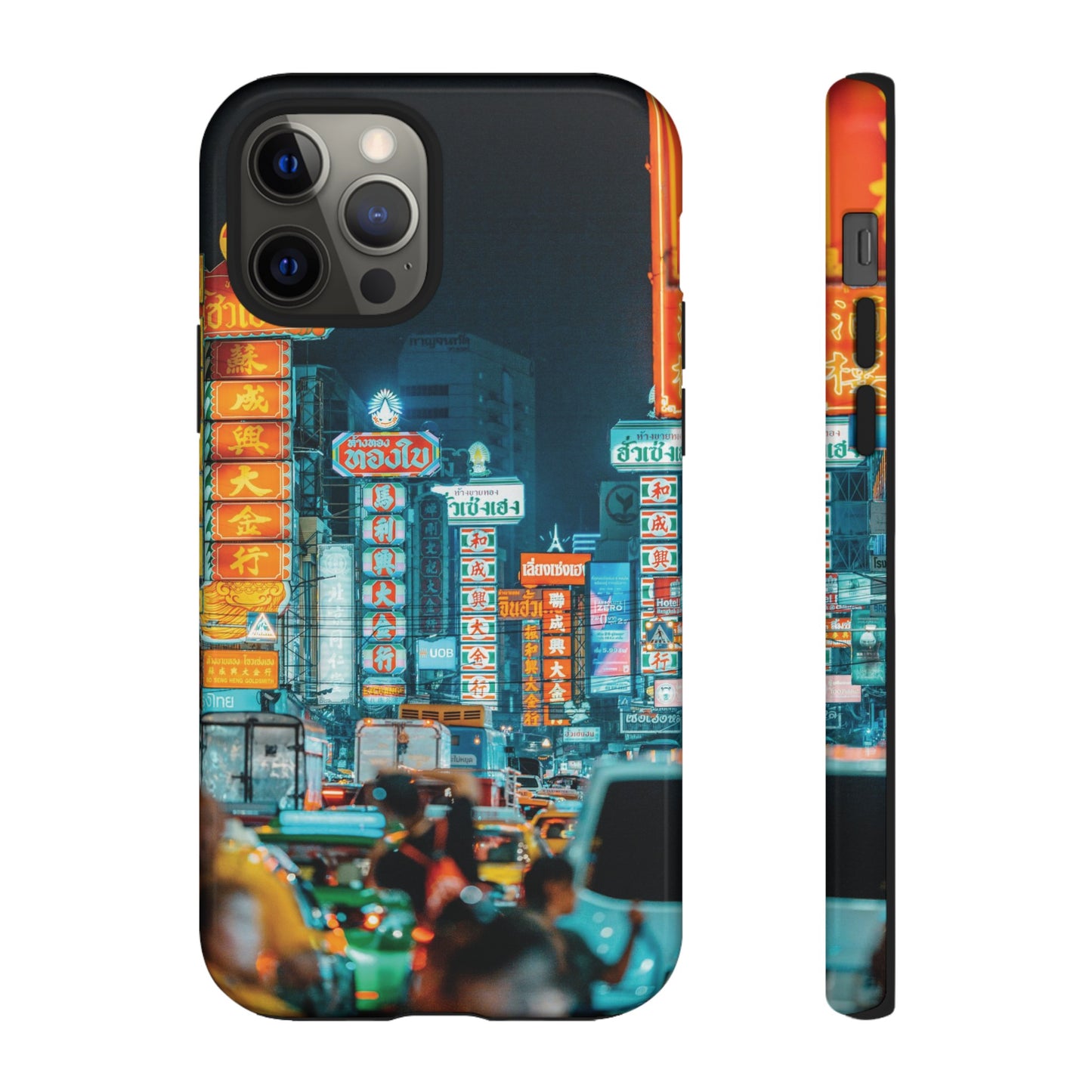 Neon Nightlife Wallpaper Phone Case | iPhone 15 Plus/ Pro, 14, 13, 12| Google Pixel 7, Pro, 5| Samsung Galaxy S23 All Major Phone Models