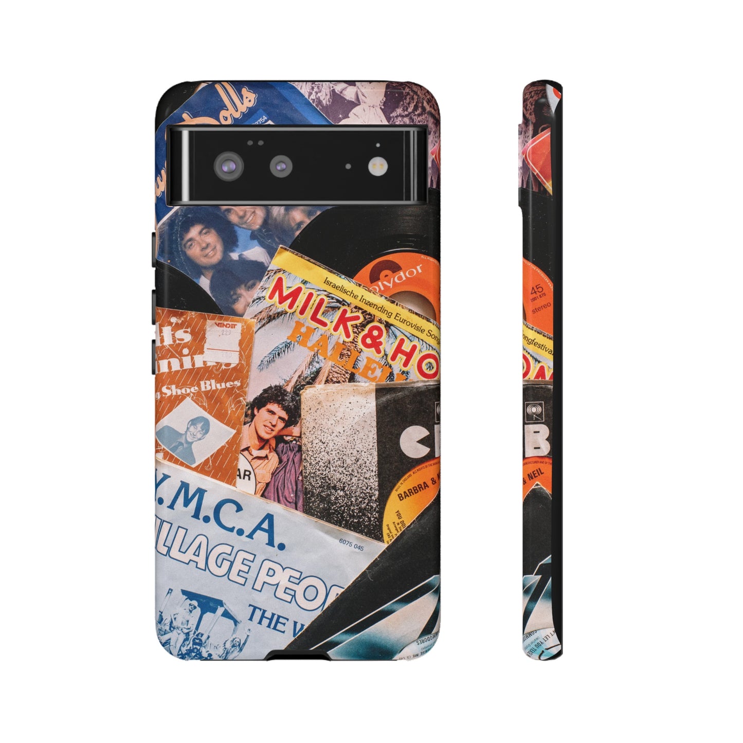 Retro Vinyl Wallpaper Phone Case | iPhone 15 Plus/ Pro, 14, 13, 12| Google Pixel 7, Pro, 5| Samsung Galaxy S23 All Major Phone Models