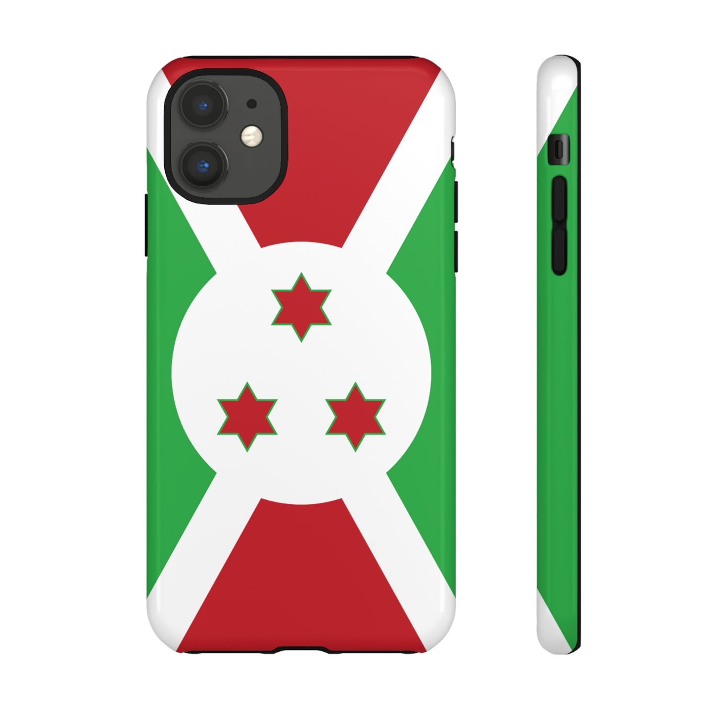 Burundi Flag Phone Case | iPhone 15 Plus/ Pro, 14, 13, 12| Google Pixel 7, Pro, 5| Samsung Galaxy S23 All Major Phone Models