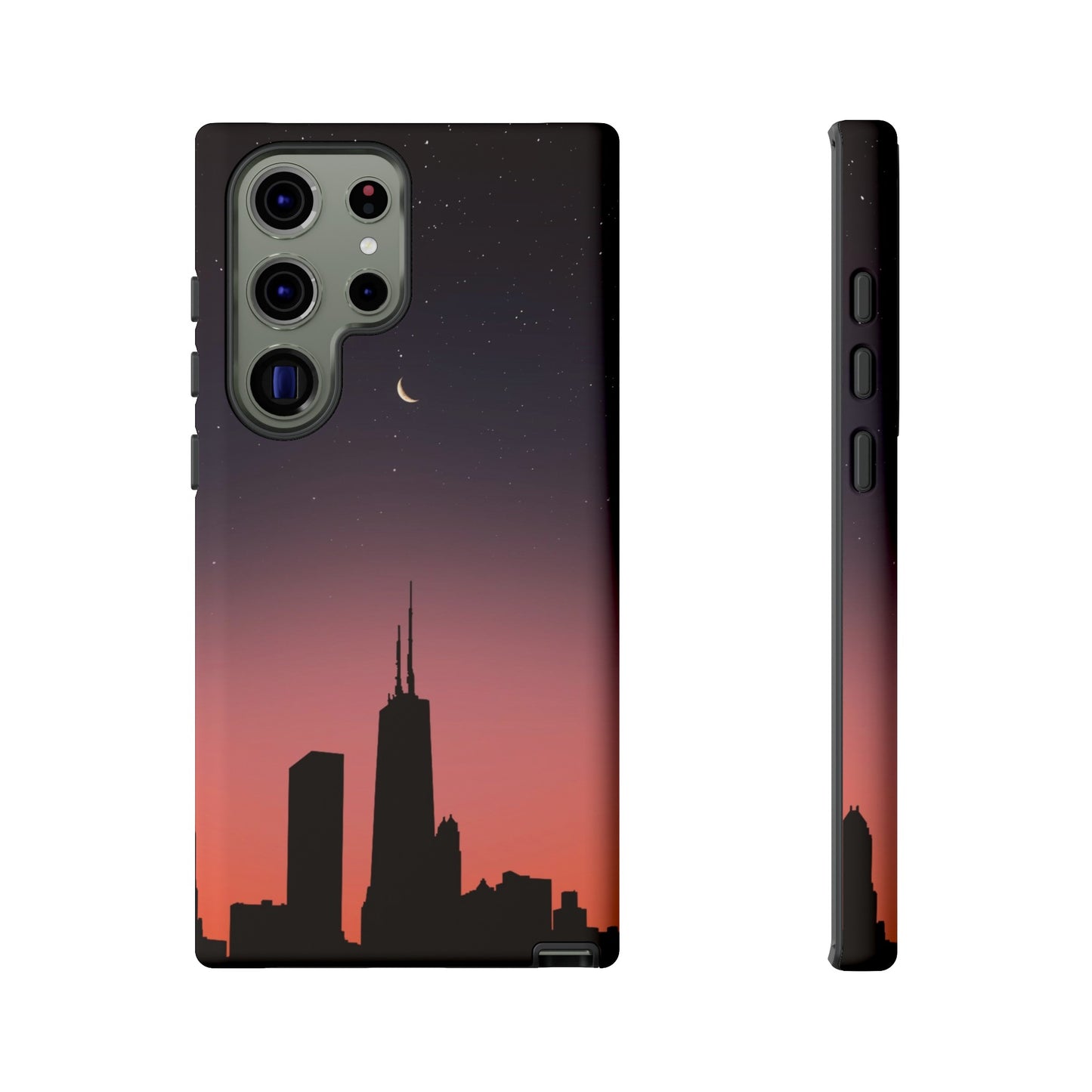 Chicago Skyline Wallpaper Phone Case | iPhone 15 Plus/ Pro, 14, 13, 12| Google Pixel 7, Pro, 5| Samsung Galaxy S23 All Major Phone Models