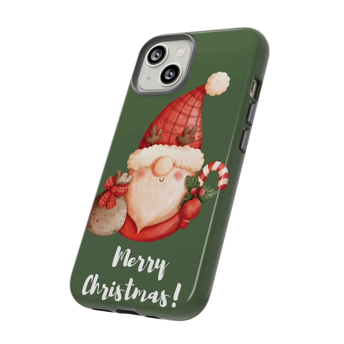 Cute Merry Christmas Wallpaper Phone Case | iPhone 15 Plus/ Pro, 14, 13, 12| Google Pixel 7, Pro, 5| Samsung Galaxy S23 All Major Phone Models