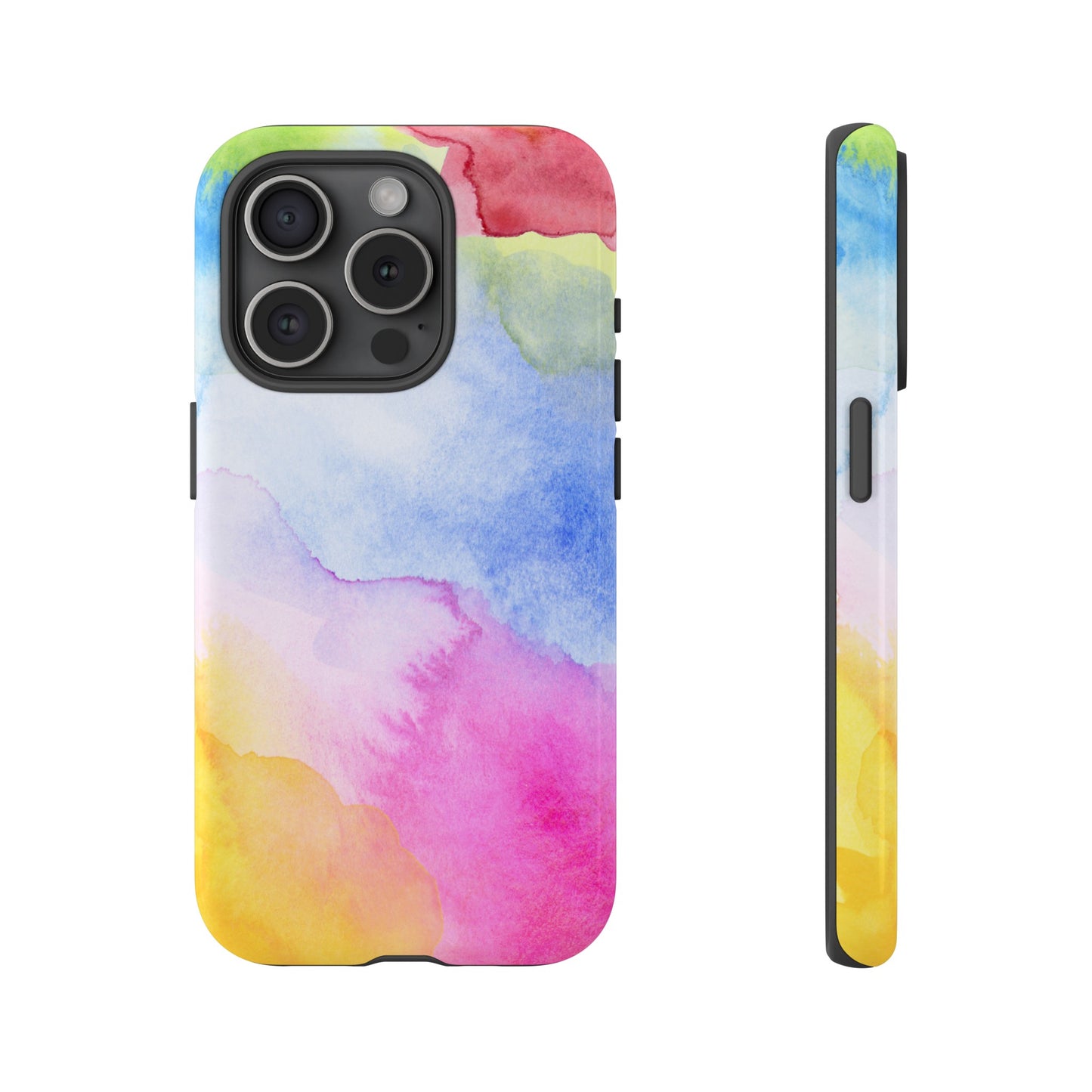 Watercolour Rainbow Phone Case | iPhone 15 Plus/ Pro, 14, 13, 12| Google Pixel 7, Pro, 5| Samsung Galaxy S23 All Major Phone Models