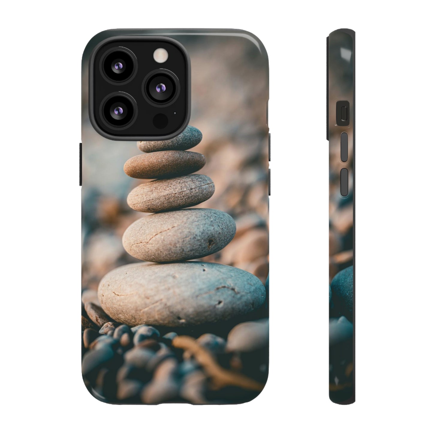 Rock Stack Wallpaper Phone Case | iPhone 15 Plus/ Pro, 14, 13, 12| Google Pixel 7, Pro, 5| Samsung Galaxy S23 All Major Phone Models