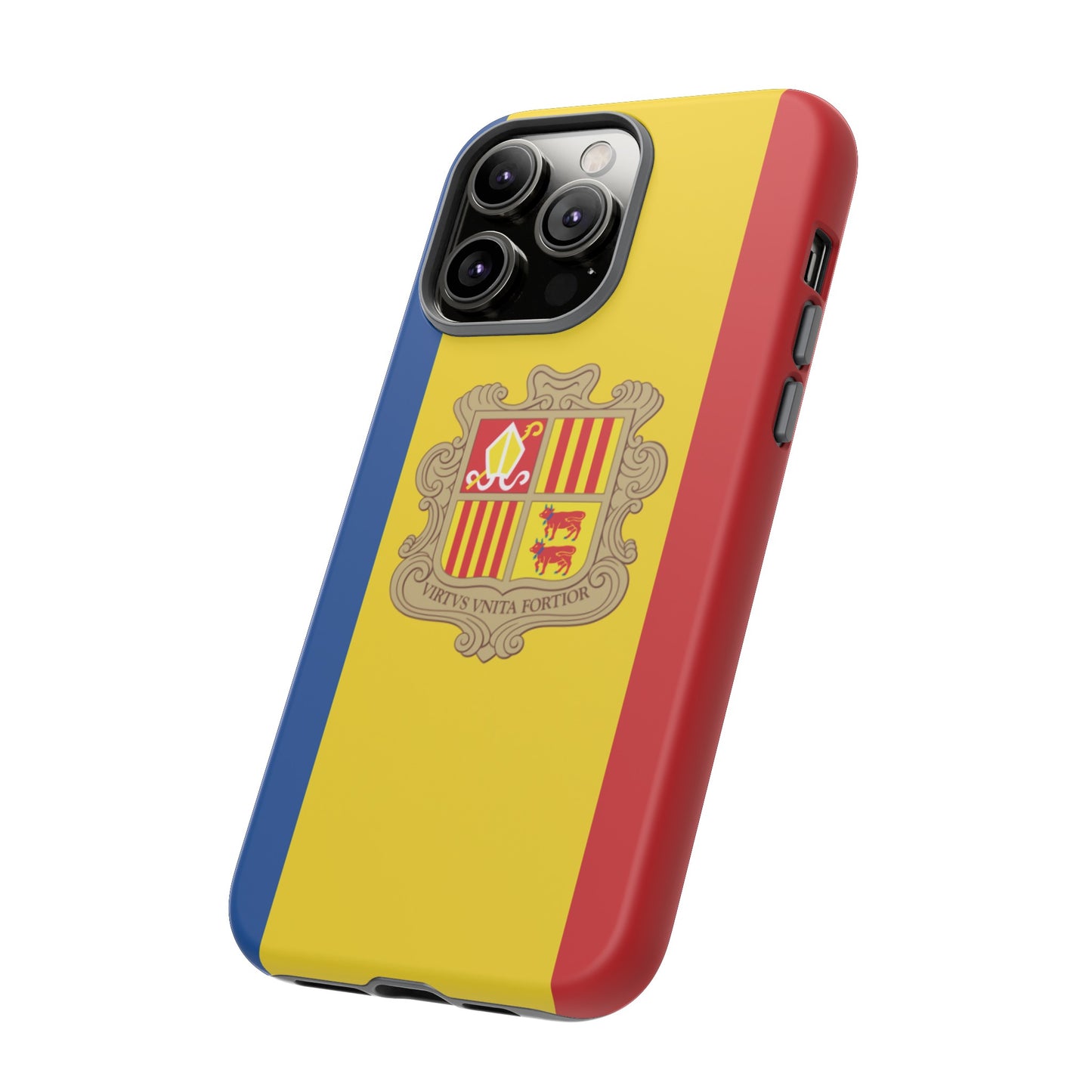 Andorra Flag Phone Case | iPhone 15 Plus/ Pro, 14, 13, 12| Google Pixel 7, Pro, 5| Samsung Galaxy S23 All Major Phone Models