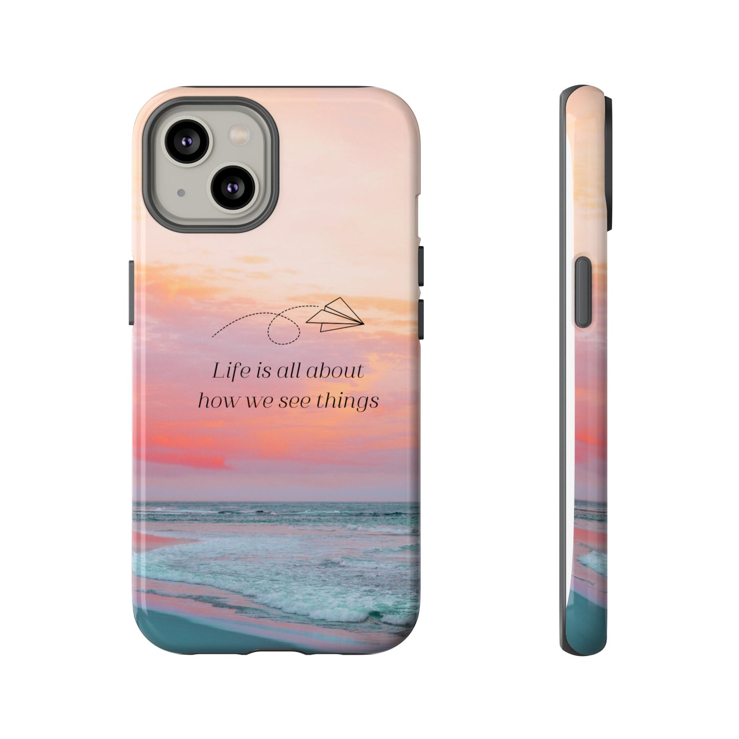 Thoughts at Sunset Phone Case | iPhone 15 Plus/ Pro, 14, 13, 12| Google Pixel 7, Pro, 5| Samsung Galaxy S23 All Major Phone Models