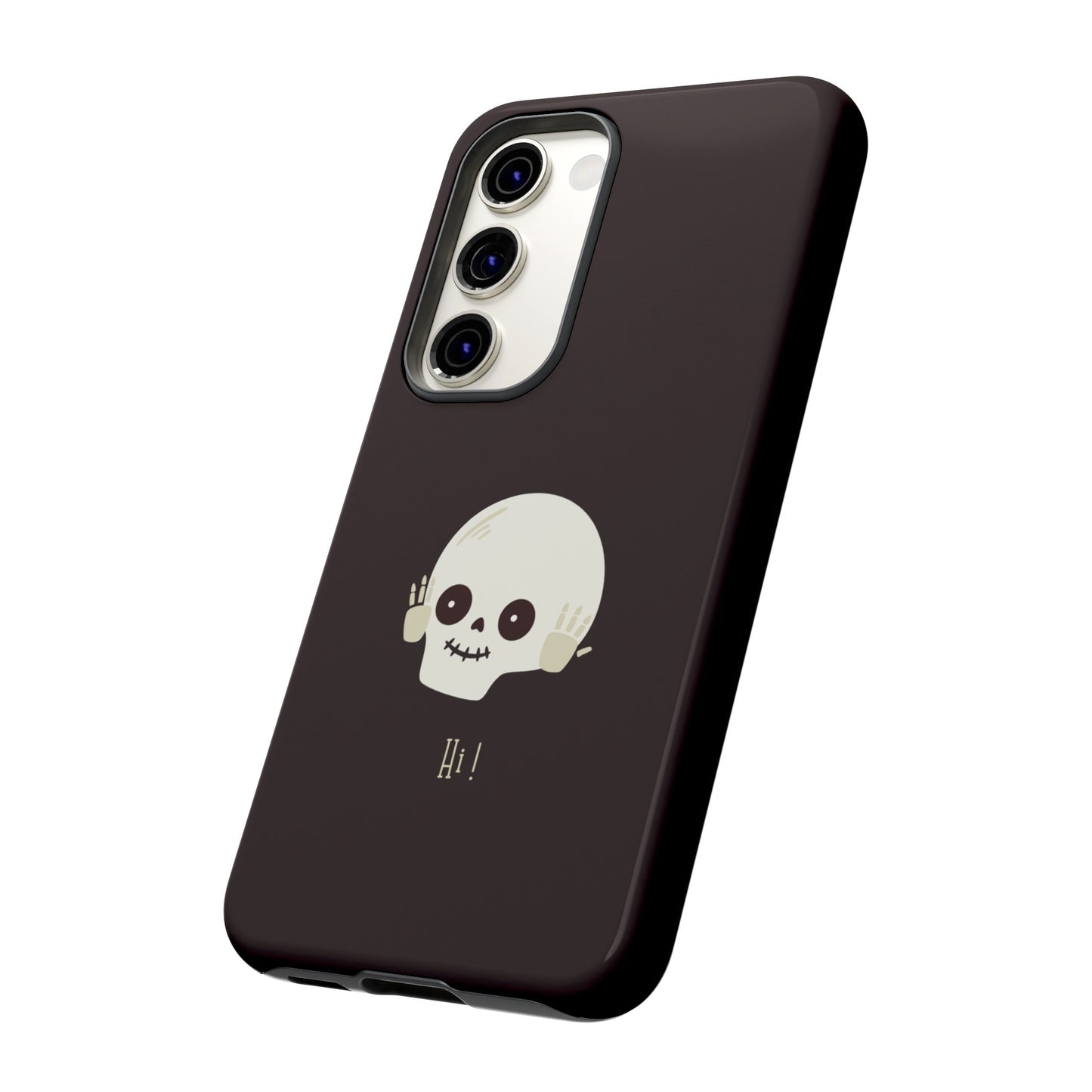 Hello Skull Phone Case | iPhone 15 Plus/ Pro, 14, 13, 12| Google Pixel 7, Pro, 5| Samsung Galaxy S23 All Major Phone Models