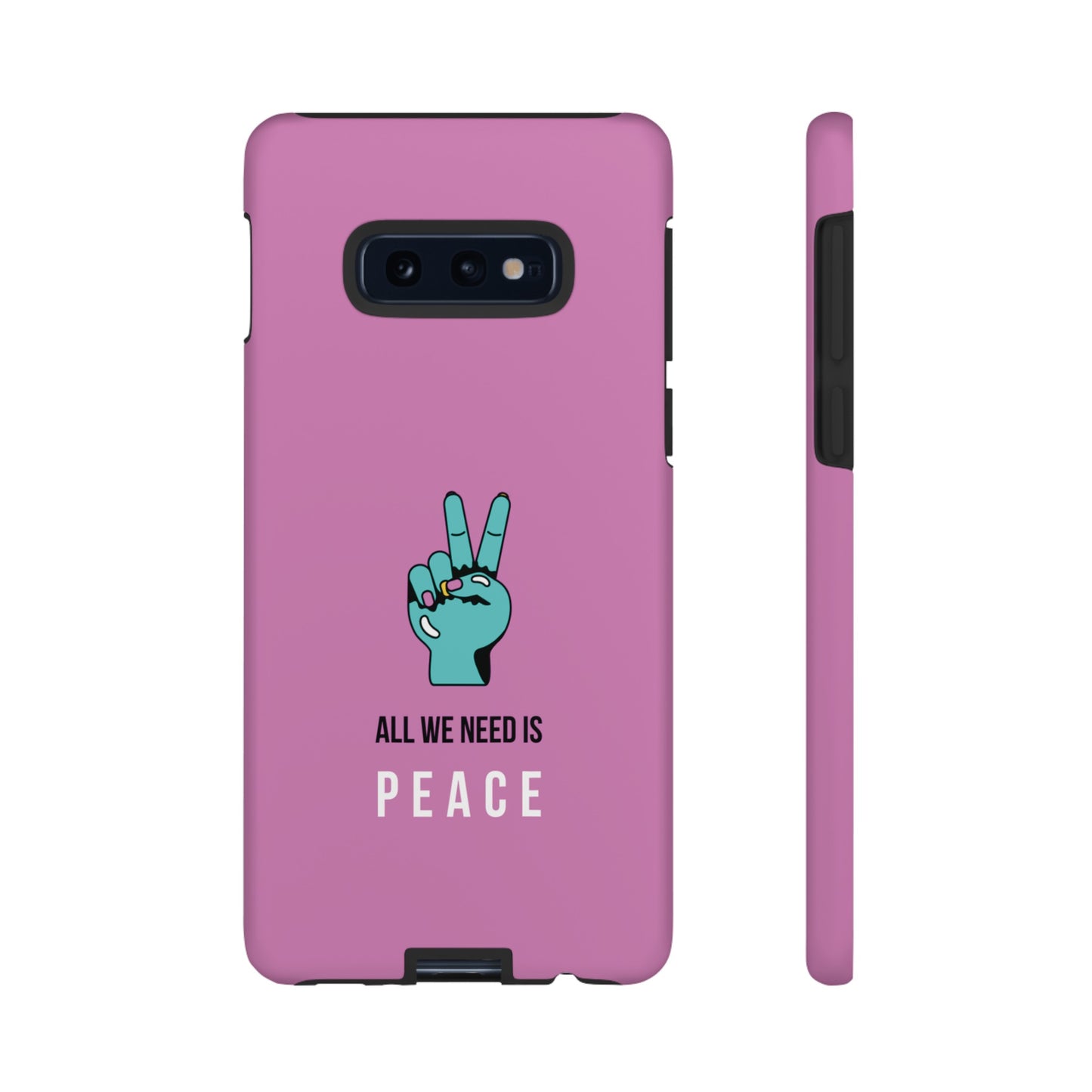 All We Need Is Peace Wallpaper Phone Case | iPhone 15 Plus/ Pro, 14, 13, 12| Google Pixel 7, Pro, 5| Samsung Galaxy S23 All Major Phone Models