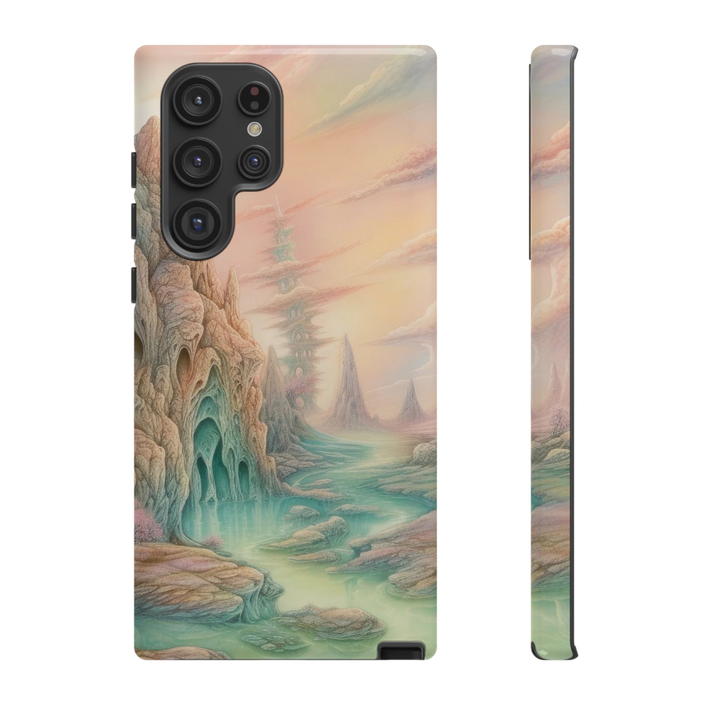 Caves Sci-Fi Wallpaper Phone Case | iPhone 15 Plus/ Pro, 14, 13, 12| Google Pixel 7, Pro, 5| Samsung Galaxy S23 All Major Phone Models