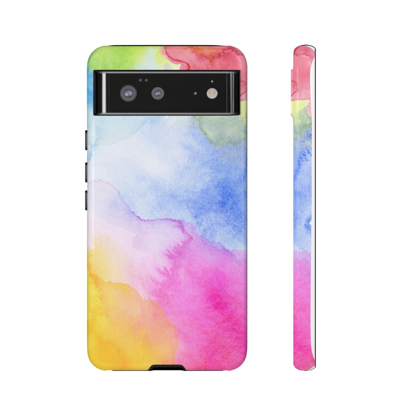 Watercolour Rainbow Phone Case | iPhone 15 Plus/ Pro, 14, 13, 12| Google Pixel 7, Pro, 5| Samsung Galaxy S23 All Major Phone Models