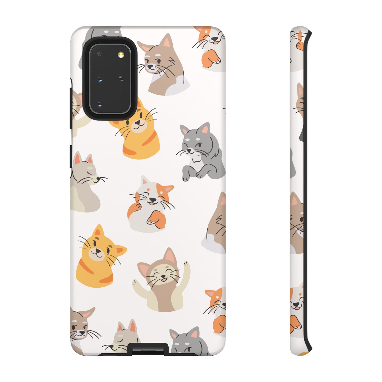 Adorable Cats Wallpaper Phone Case | iPhone 15 Plus/ Pro, 14, 13, 12| Google Pixel 7, Pro, 5| Samsung Galaxy S23 All Major Phone Models