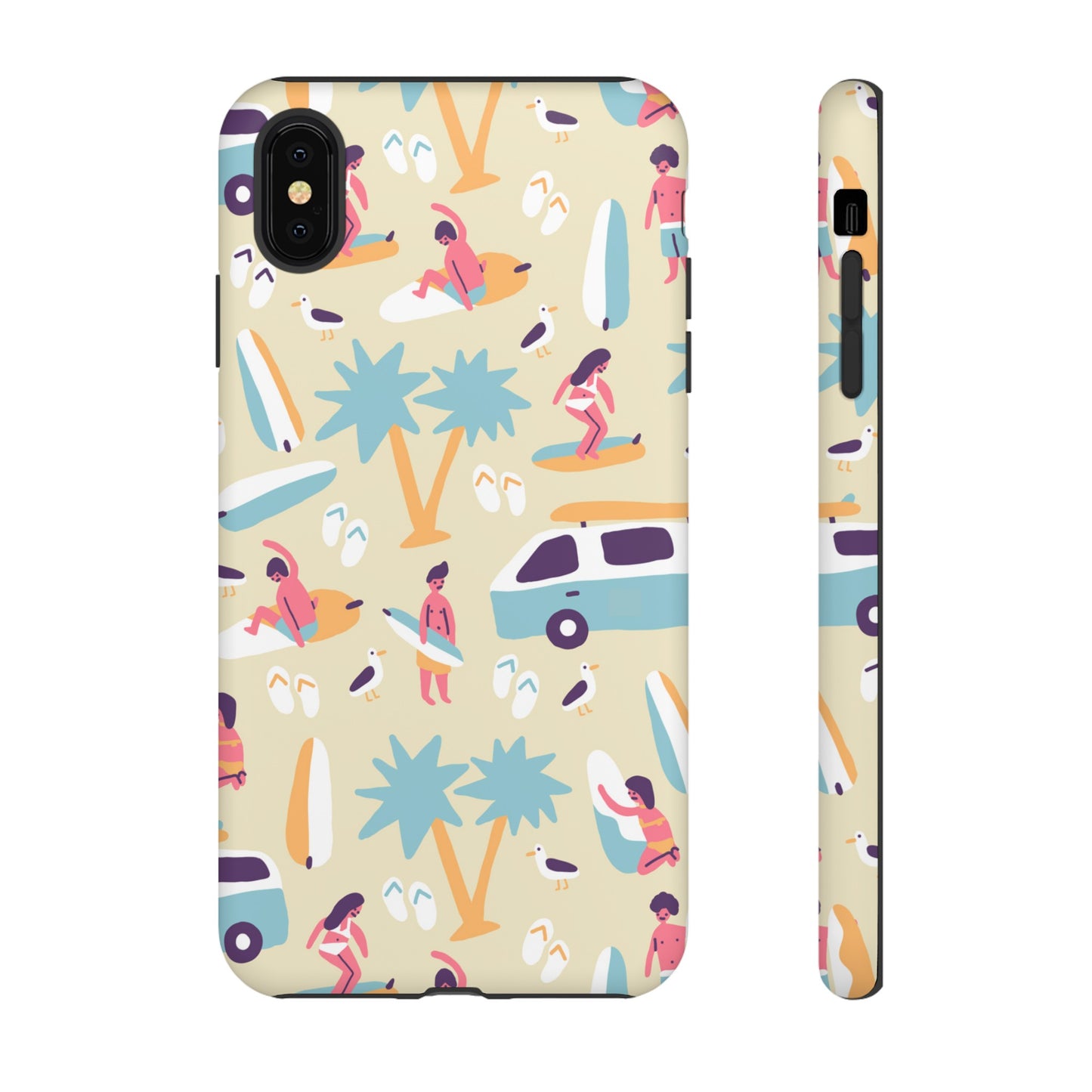 Surfers Wallpaper Phone Case | iPhone 15 Plus/ Pro, 14, 13, 12| Google Pixel 7, Pro, 5| Samsung Galaxy S23 All Major Phone Models