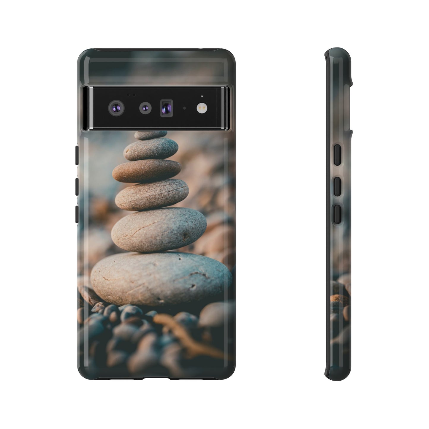 Rock Stack Wallpaper Phone Case | iPhone 15 Plus/ Pro, 14, 13, 12| Google Pixel 7, Pro, 5| Samsung Galaxy S23 All Major Phone Models