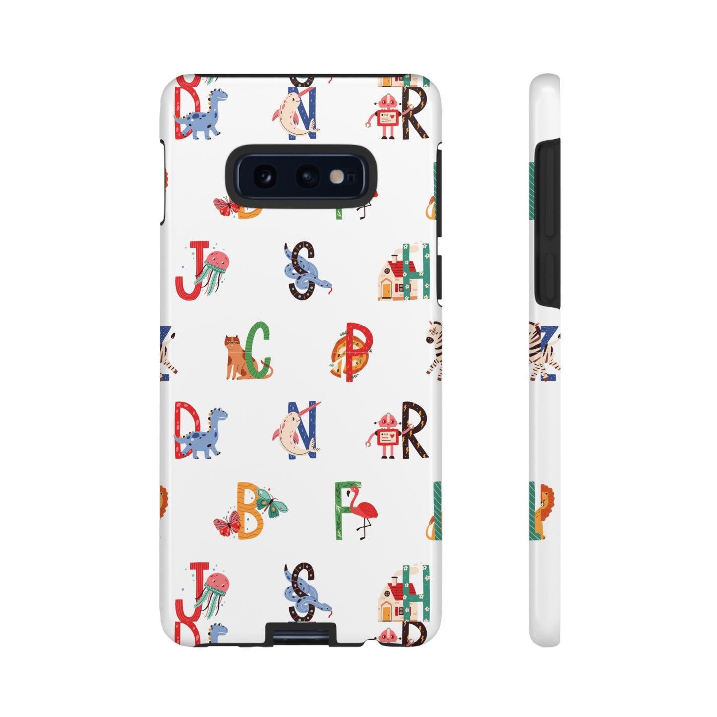 Alphabet Wallpaper Phone Case| iPhone 15 Plus/ Pro, 14, 13, 12| Google Pixel 7, Pro, 5| Samsung Galaxy S23 All Major Phone Models