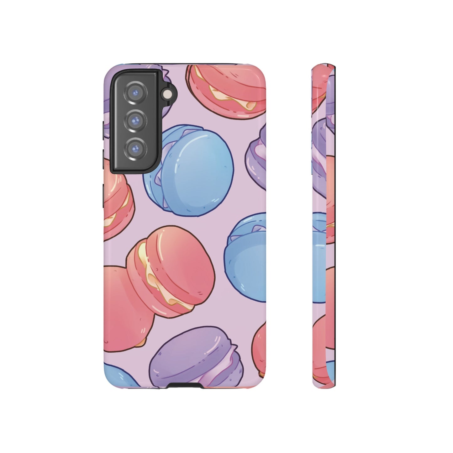 Macaron Wallpaper Phone Case | iPhone 15 Plus/ Pro, 14, 13, 12| Google Pixel 7, Pro, 5| Samsung Galaxy S23 All Major Phone Models