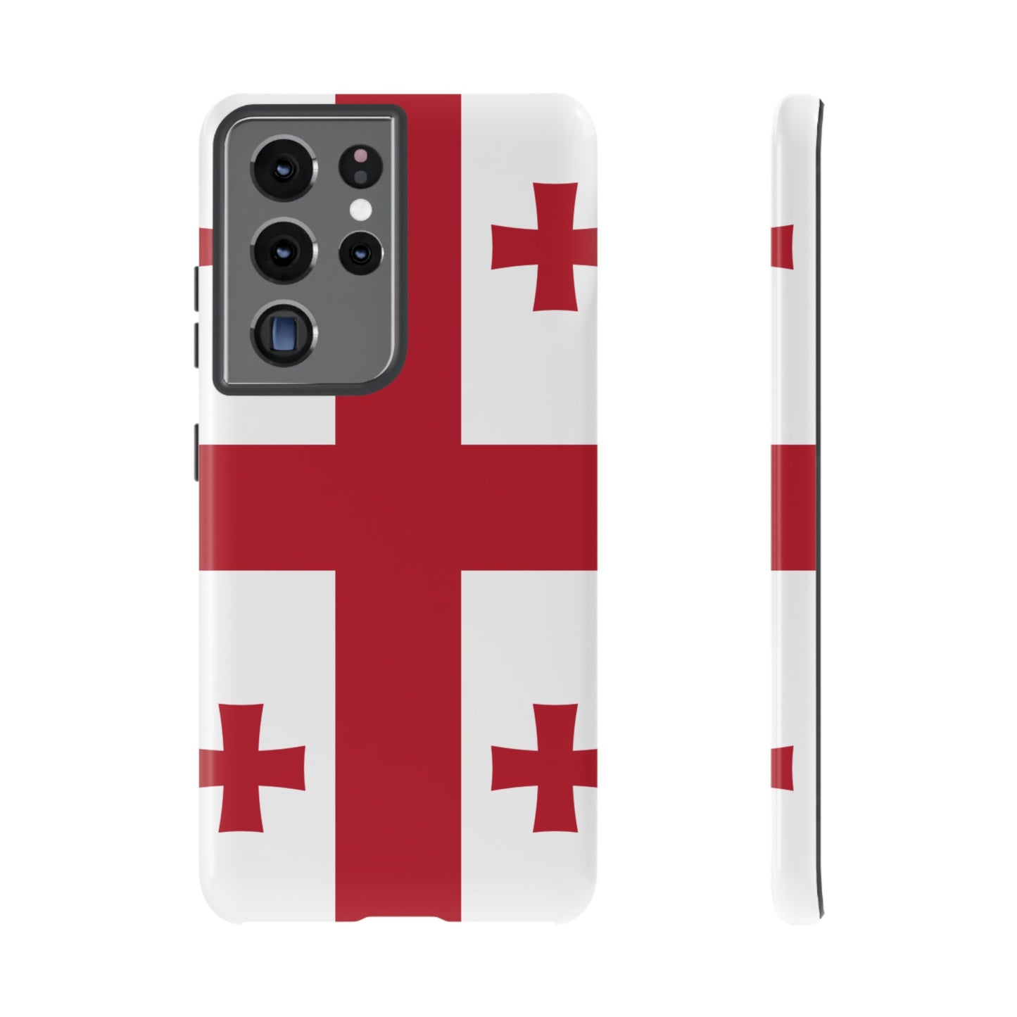 Georgia Flag Phone Case | iPhone 15 Plus/ Pro, 14, 13, 12| Google Pixel 7, Pro, 5| Samsung Galaxy S23 All Major Phone Models