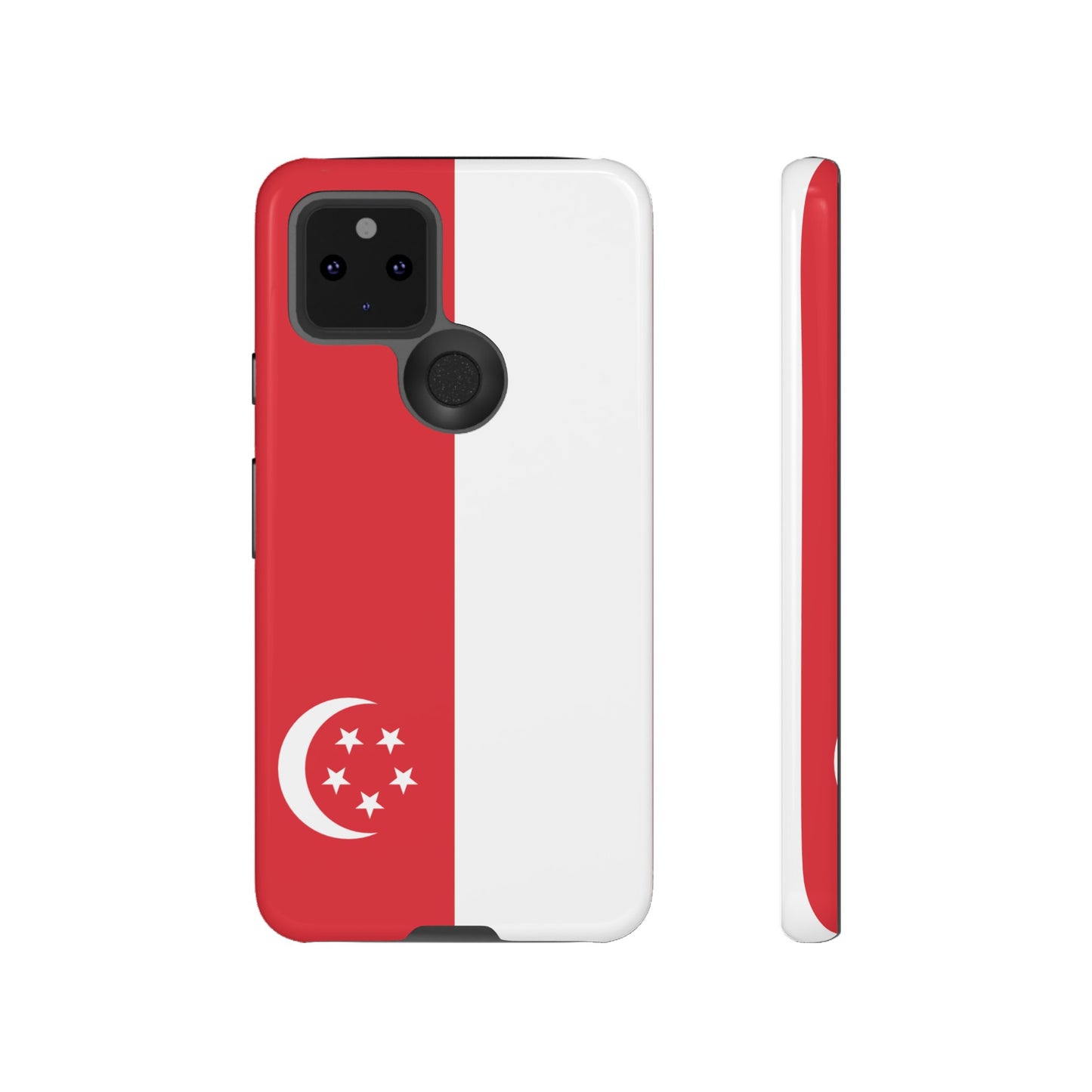 Singapore Flag Phone Case | iPhone 15 Plus/ Pro, 14, 13, 12| Google Pixel 7, Pro, 5| Samsung Galaxy S23 All Major Phone Models