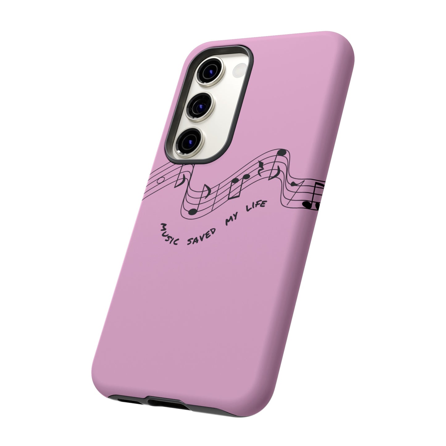 Music Saved My Life Wallpaper Phone Case | iPhone 15 Plus/ Pro, 14, 13, 12| Google Pixel 7, Pro, 5| Samsung Galaxy S23 All Major Phone Models