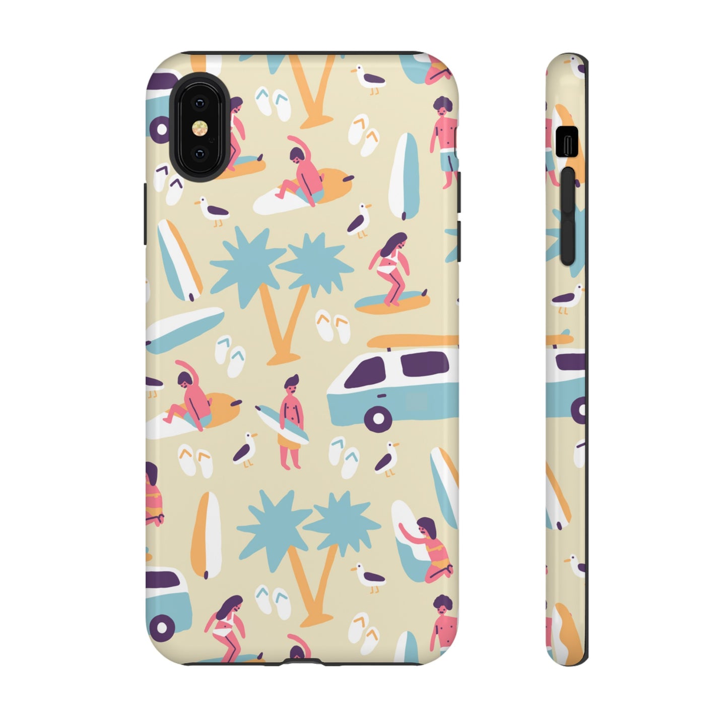 Surfers Wallpaper Phone Case | iPhone 15 Plus/ Pro, 14, 13, 12| Google Pixel 7, Pro, 5| Samsung Galaxy S23 All Major Phone Models