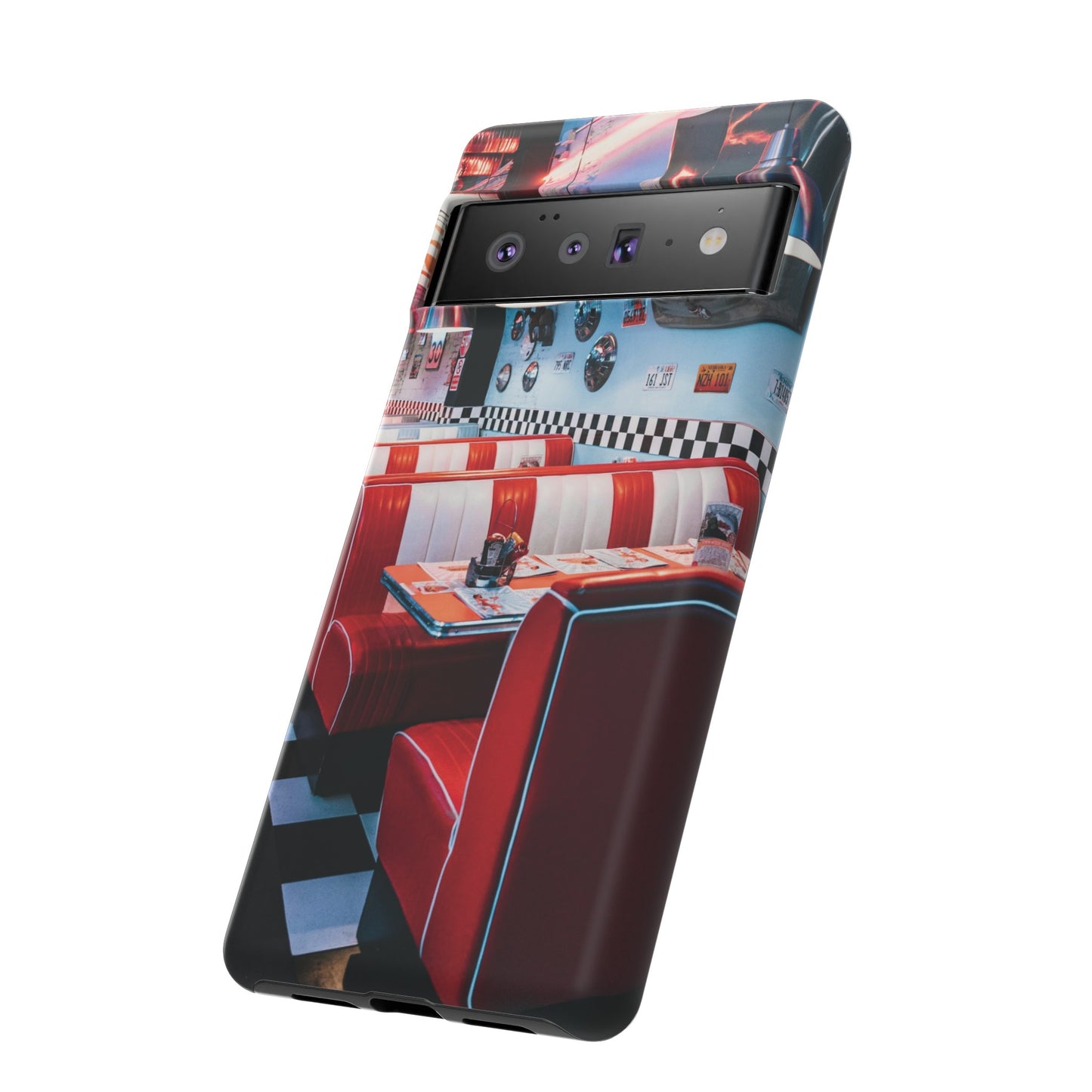 Diner Wallpaper Phone Case | iPhone 15 Plus/ Pro, 14, 13, 12| Google Pixel 7, Pro, 5| Samsung Galaxy S23 All Major Phone Models