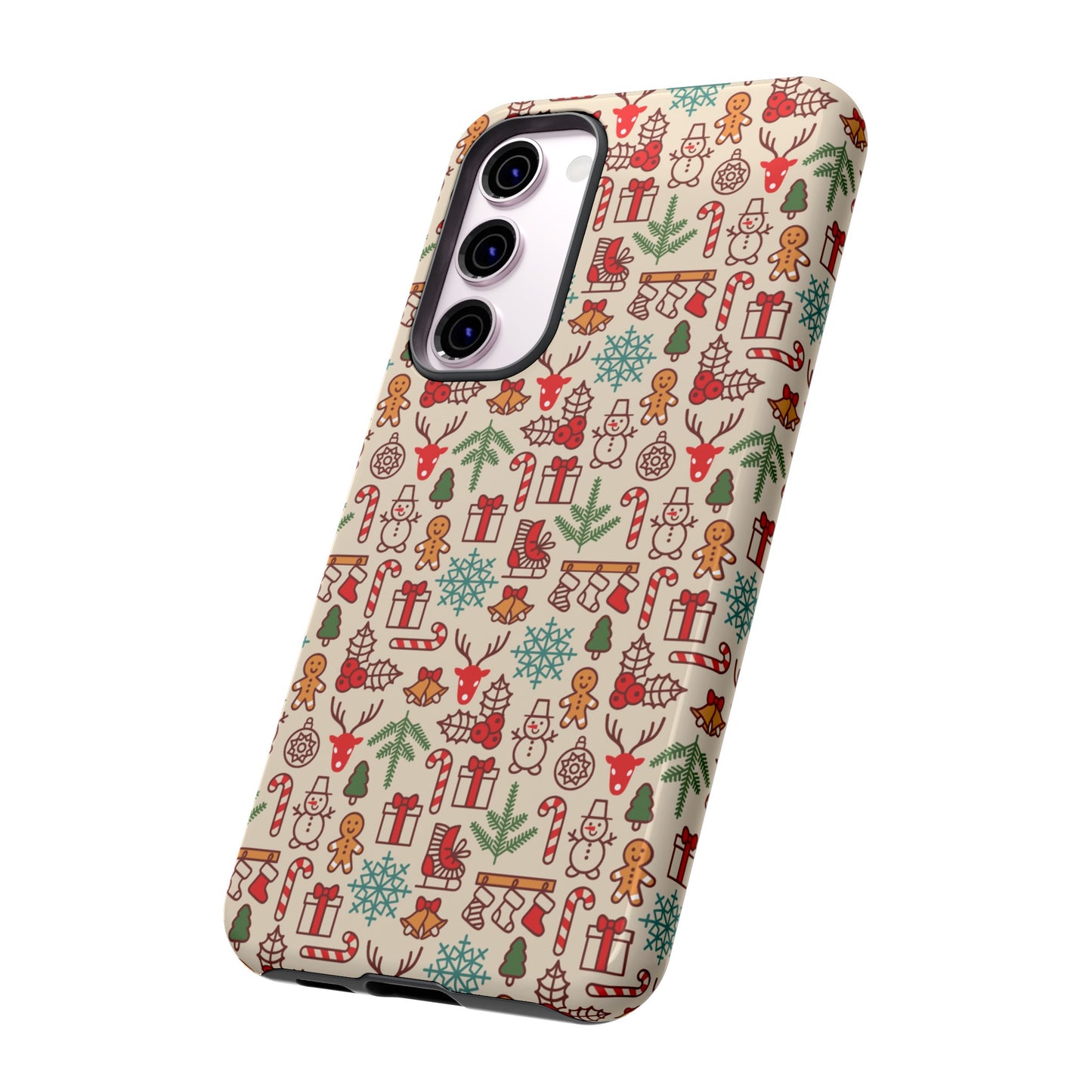 Collage Christmas Wallpaper Phone Case | iPhone 15 Plus/ Pro, 14, 13, 12| Google Pixel 7, Pro, 5| Samsung Galaxy S23 All Major Phone Models