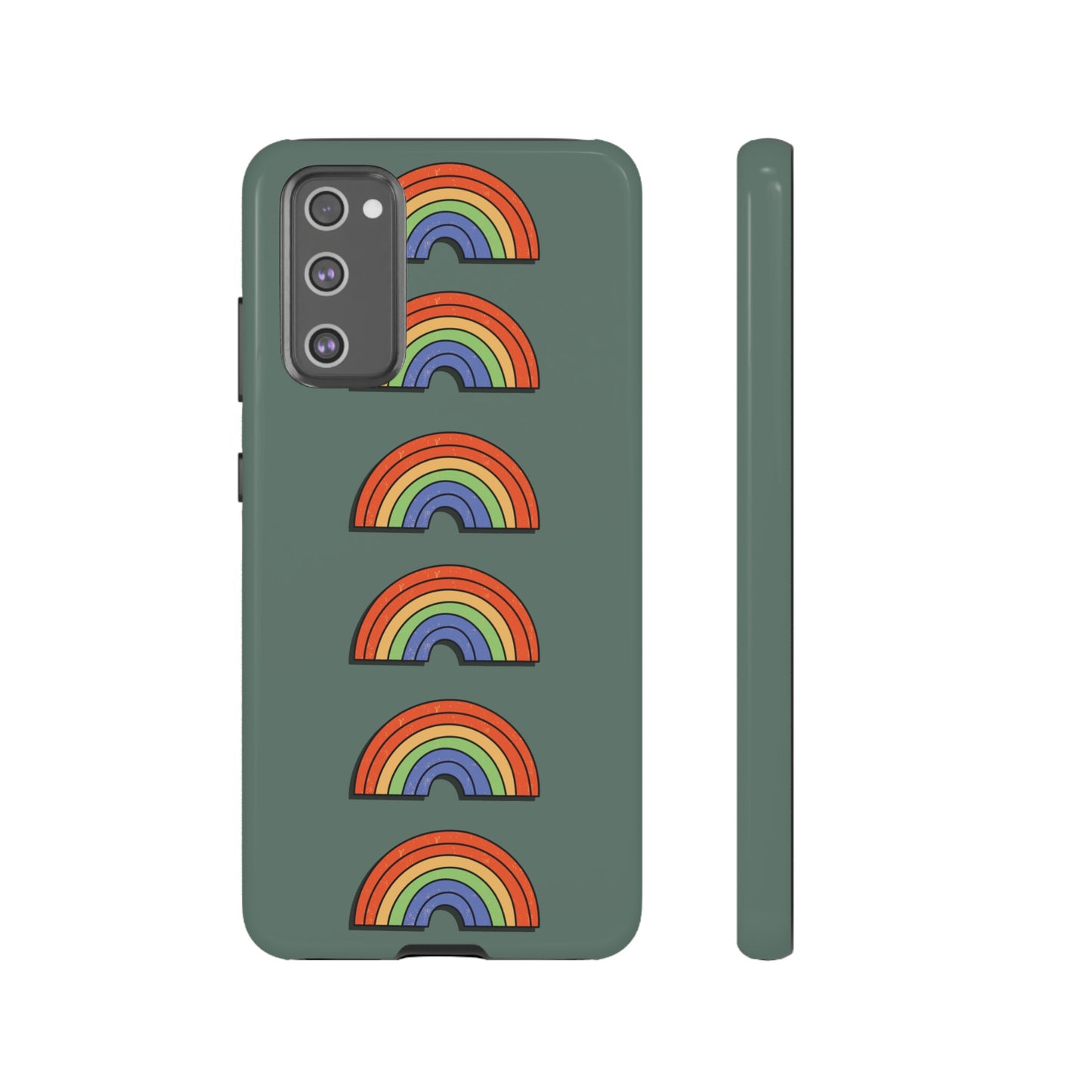 Rainbow Wallpaper Phone Case | iPhone 15 Plus/ Pro, 14, 13, 12| Google Pixel 7, Pro, 5| Samsung Galaxy S23 All Major Phone Models