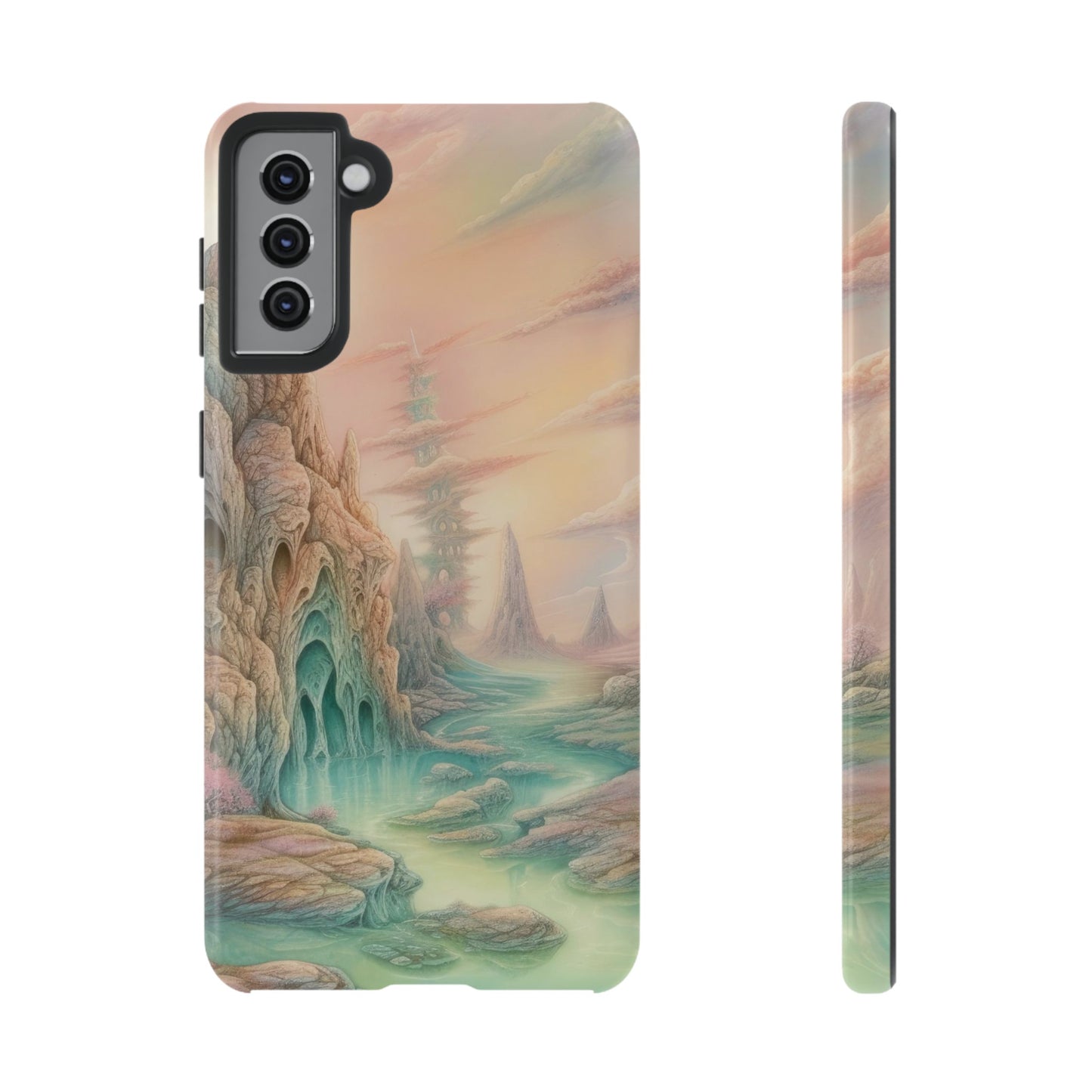 Caves Sci-Fi Wallpaper Phone Case | iPhone 15 Plus/ Pro, 14, 13, 12| Google Pixel 7, Pro, 5| Samsung Galaxy S23 All Major Phone Models