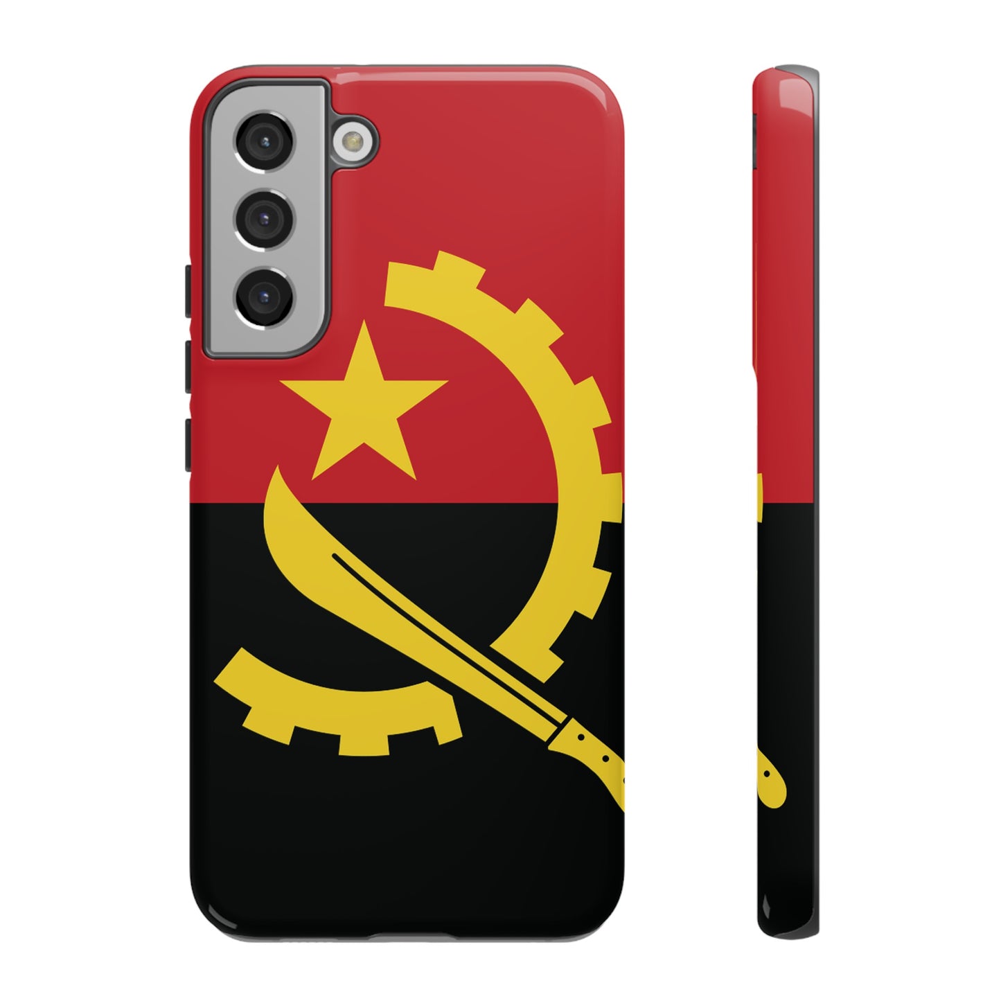 Angola Flag Phone Case | iPhone 15 Plus/ Pro, 14, 13, 12| Google Pixel 7, Pro, 5| Samsung Galaxy S23 All Major Phone Models