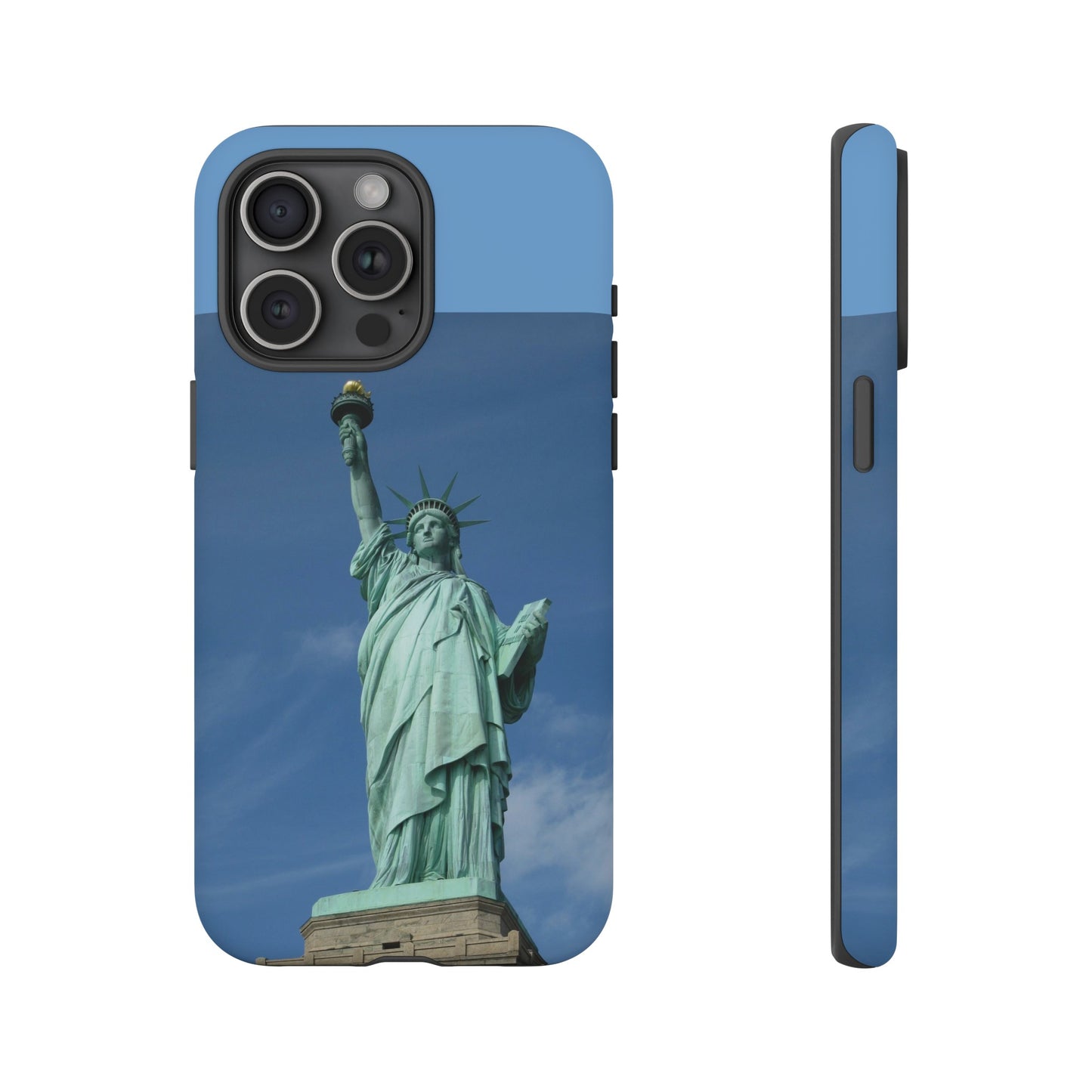 Statue Of Liberty Wallpaper Phone Case | iPhone 15 Plus/ Pro, 14, 13, 12| Google Pixel 7, Pro, 5| Samsung Galaxy S23 All Major Phone Models