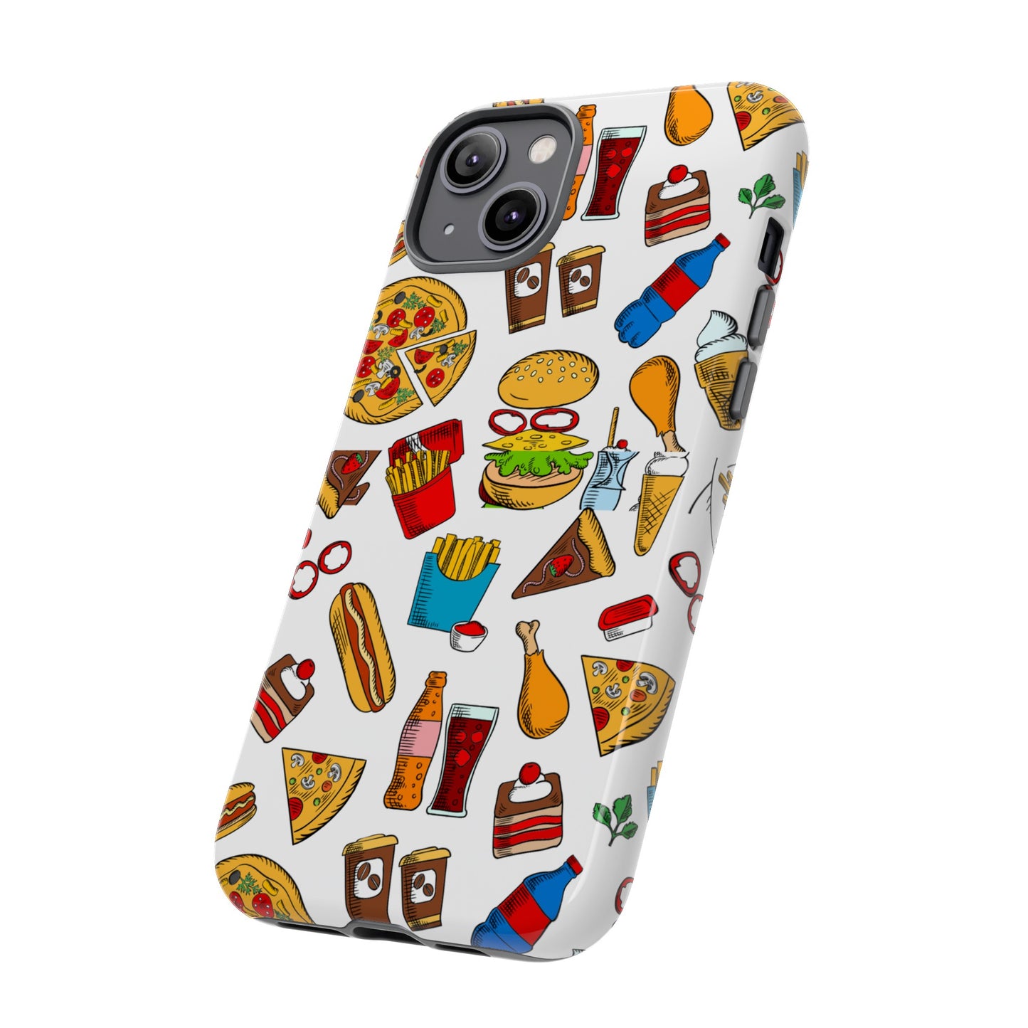 Fast Food Wallpaper Phone Case | iPhone 15 Plus/ Pro, 14, 13, 12| Google Pixel 7, Pro, 5| Samsung Galaxy S23 All Major Phone Models