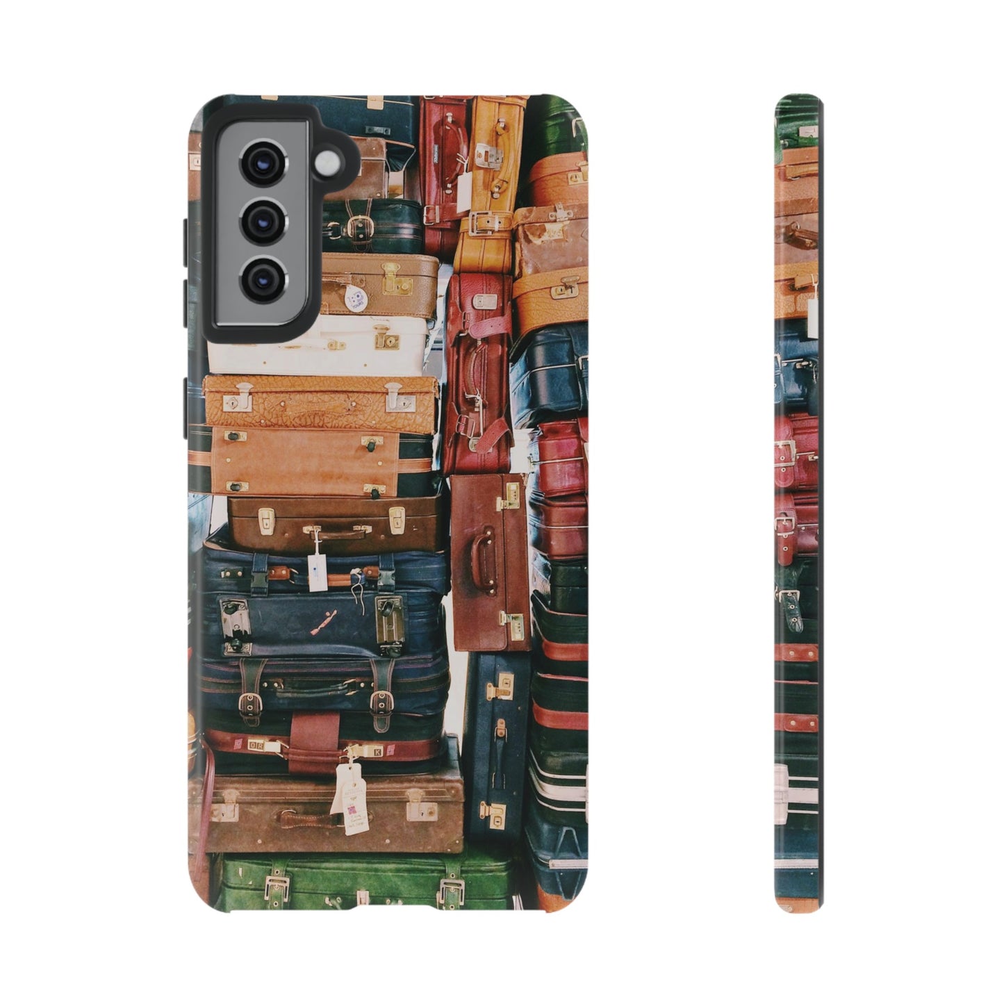 Suitcase Wallpaper Phone Case | iPhone 15 Plus/ Pro, 14, 13, 12| Google Pixel 7, Pro, 5| Samsung Galaxy S23 All Major Phone Models