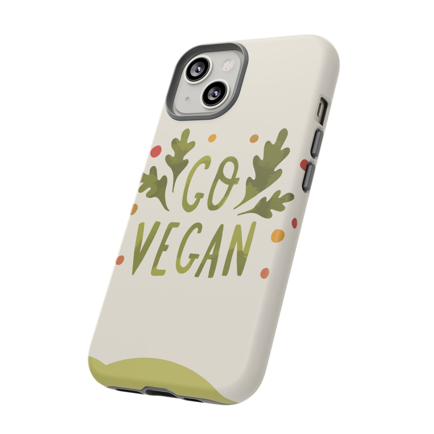 Go Vegan Wallpaper Phone Case | iPhone 15 Plus/ Pro, 14, 13, 12| Google Pixel 7, Pro, 5| Samsung Galaxy S23 All Major Phone Models