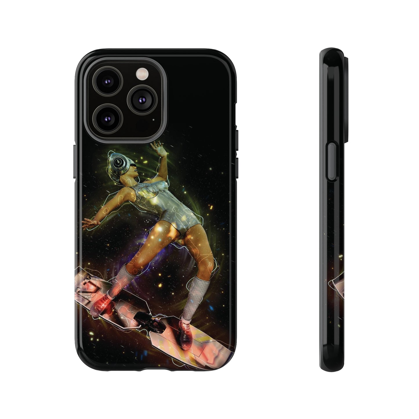 Sci-Fi Skateboard Wallpaper Phone Case | iPhone 15 Plus/ Pro, 14, 13, 12| Google Pixel 7, Pro, 5| Samsung Galaxy S23 All Major Phone Models