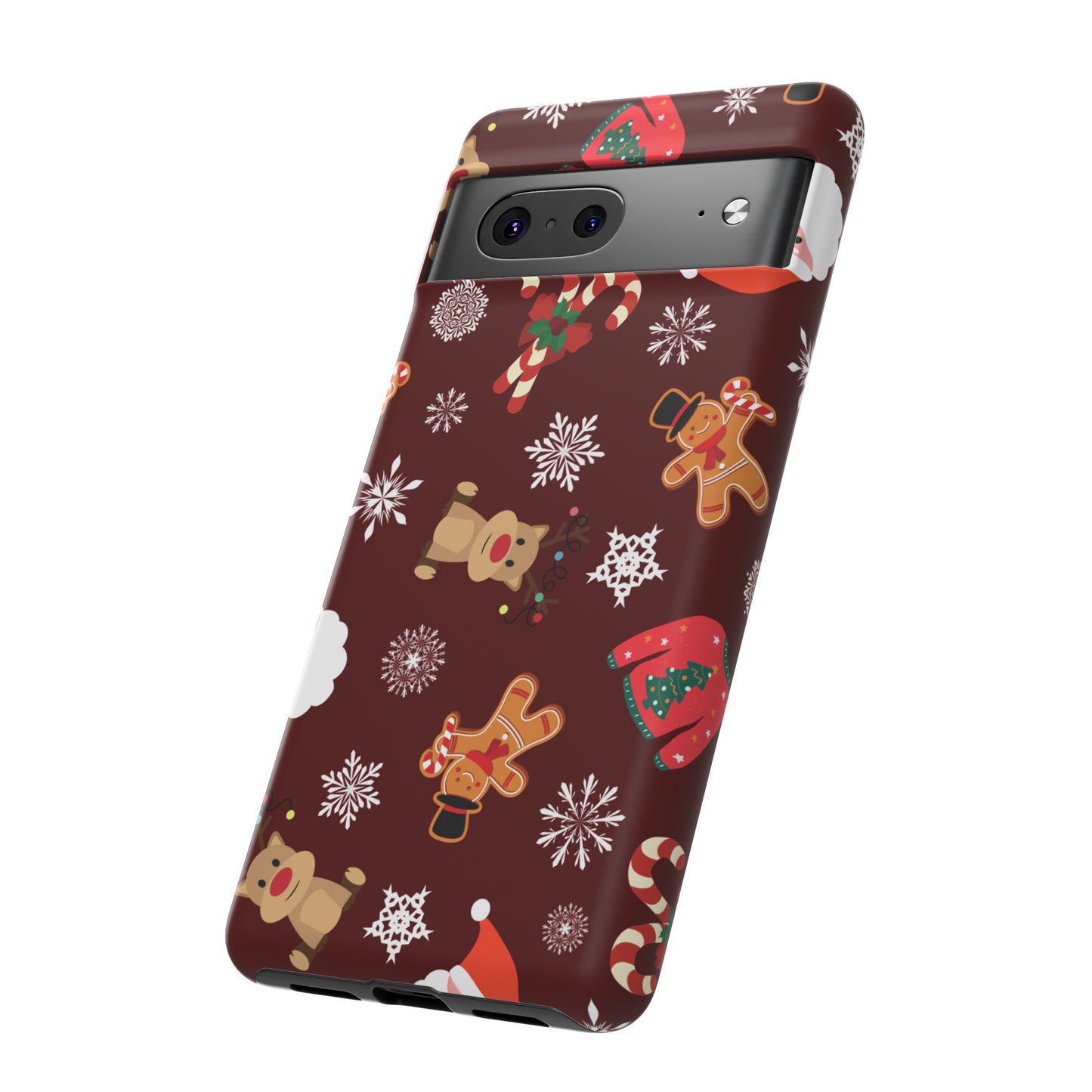 Festive Christmas Wallpaper Phone Case | iPhone 15 Plus/ Pro, 14, 13, 12| Google Pixel 7, Pro, 5| Samsung Galaxy S23 All Major Phone Models