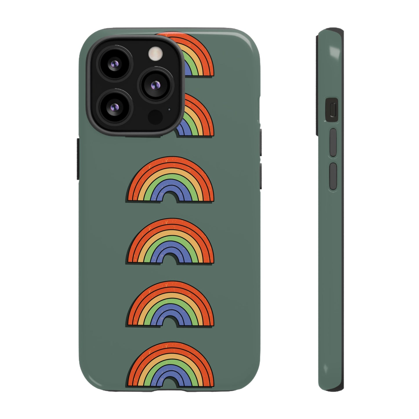 Rainbow Wallpaper Phone Case | iPhone 15 Plus/ Pro, 14, 13, 12| Google Pixel 7, Pro, 5| Samsung Galaxy S23 All Major Phone Models