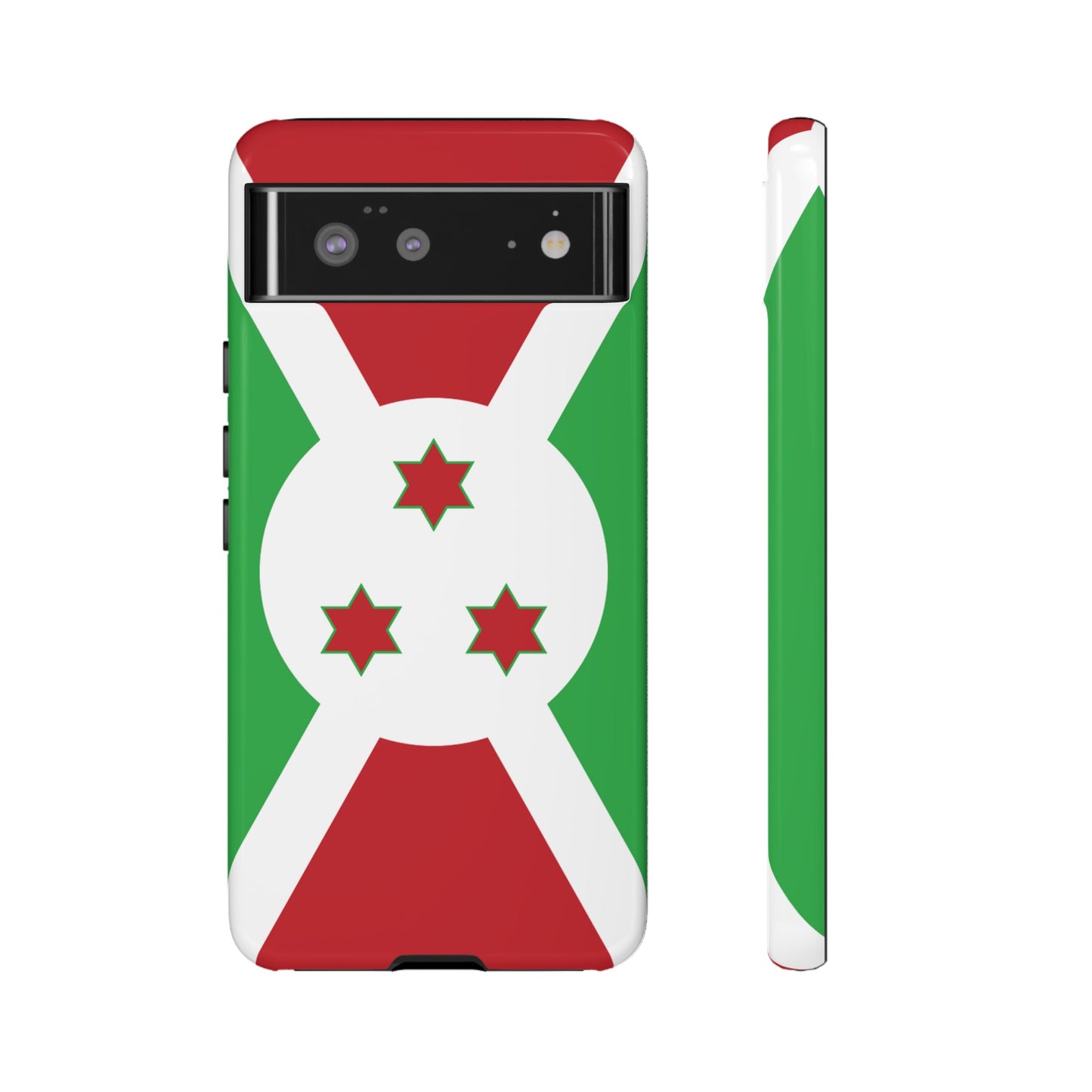 Burundi Flag Phone Case | iPhone 15 Plus/ Pro, 14, 13, 12| Google Pixel 7, Pro, 5| Samsung Galaxy S23 All Major Phone Models