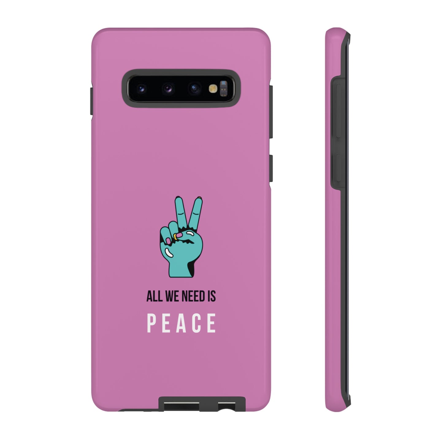 All We Need Is Peace Wallpaper Phone Case | iPhone 15 Plus/ Pro, 14, 13, 12| Google Pixel 7, Pro, 5| Samsung Galaxy S23 All Major Phone Models