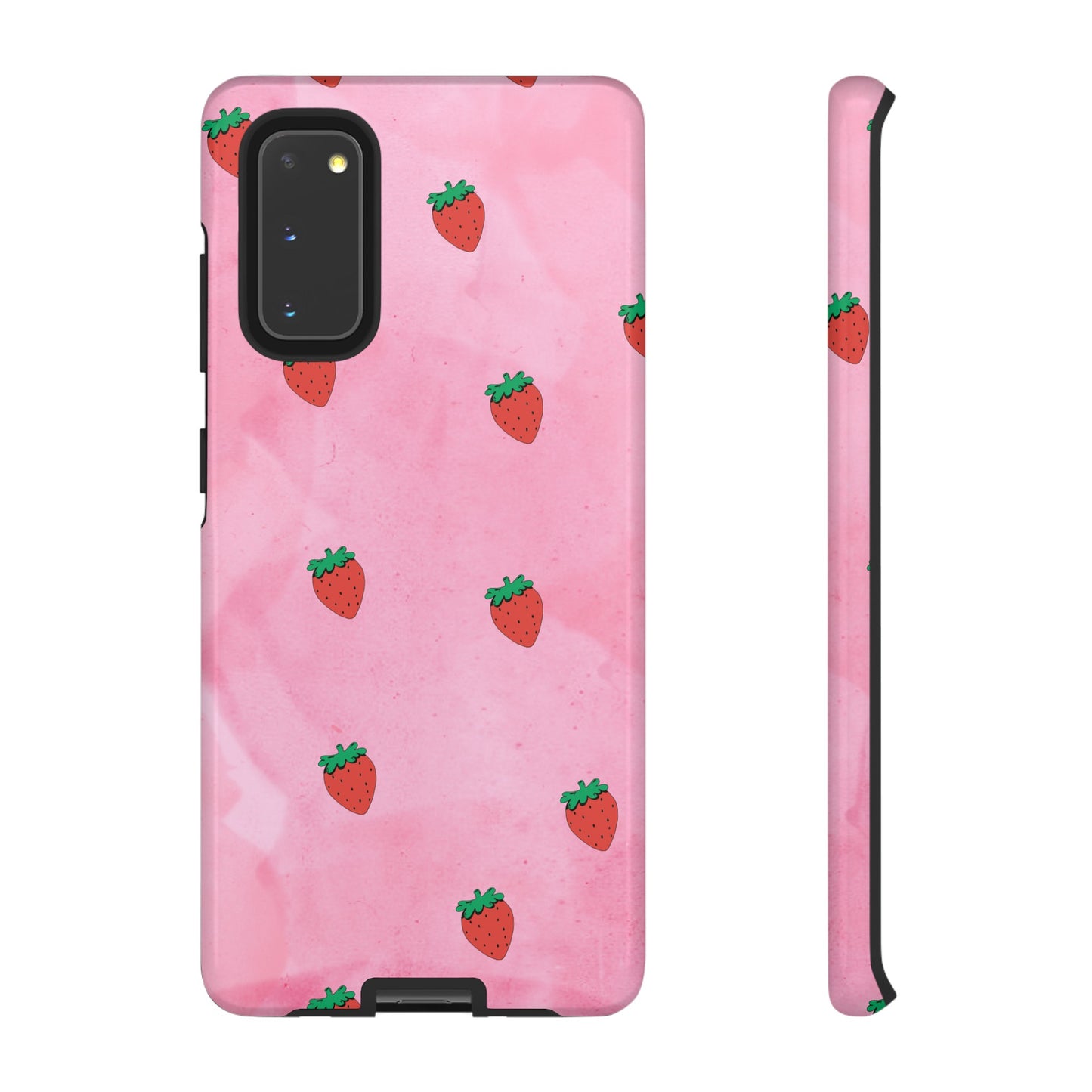 Strawberry Wallpaper Phone Case | iPhone 15 Plus/ Pro, 14, 13, 12| Google Pixel 7, Pro, 5| Samsung Galaxy S23 All Major Phone Models