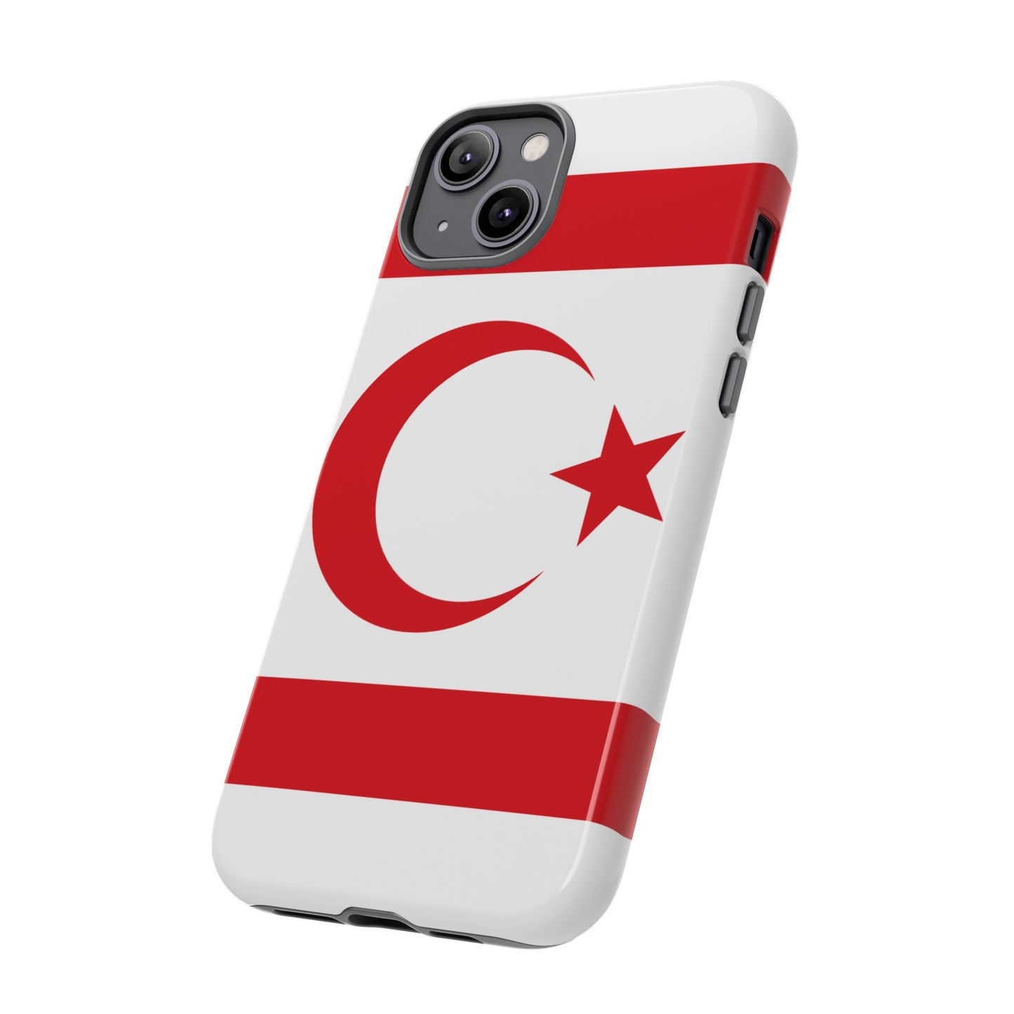 Northern Cyprus Flag Phone Case | iPhone 15 Plus/ Pro, 14, 13, 12| Google Pixel 7, Pro, 5| Samsung Galaxy S23 All Major Phone Models