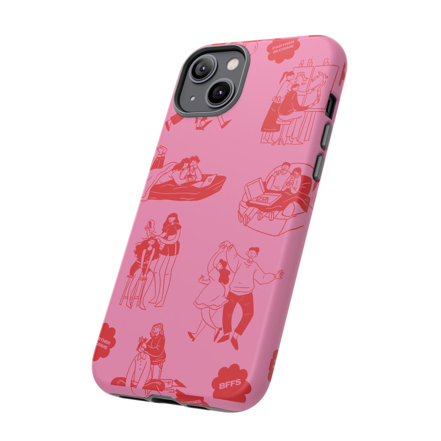 Pink Valentine's Day Wallpaper Phone Case | iPhone 15 Plus/ Pro, 14, 13, 12| Google Pixel 7, Pro, 5| Samsung Galaxy S23 All Major Phone Models