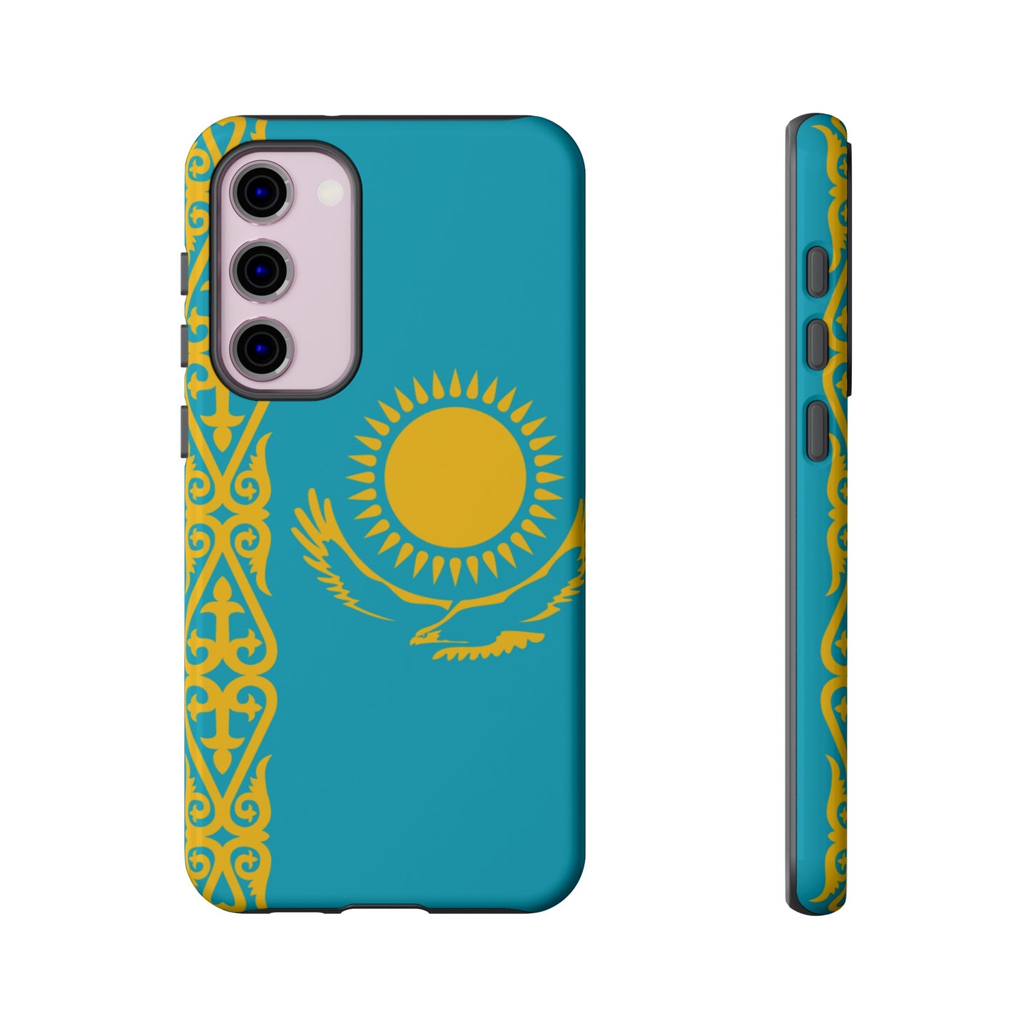 Kazakhstan Flag Phone Case | iPhone 15 Plus/ Pro, 14, 13, 12| Google Pixel 7, Pro, 5| Samsung Galaxy S23 All Major Phone Models