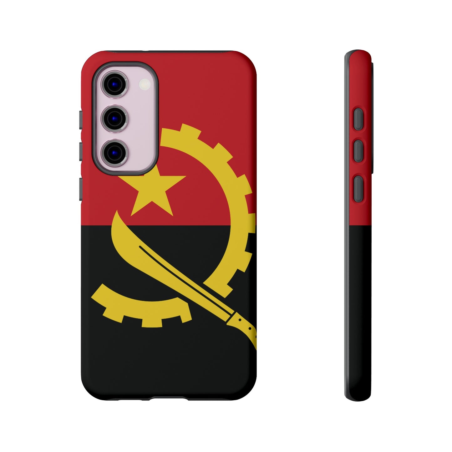 Angola Flag Phone Case | iPhone 15 Plus/ Pro, 14, 13, 12| Google Pixel 7, Pro, 5| Samsung Galaxy S23 All Major Phone Models