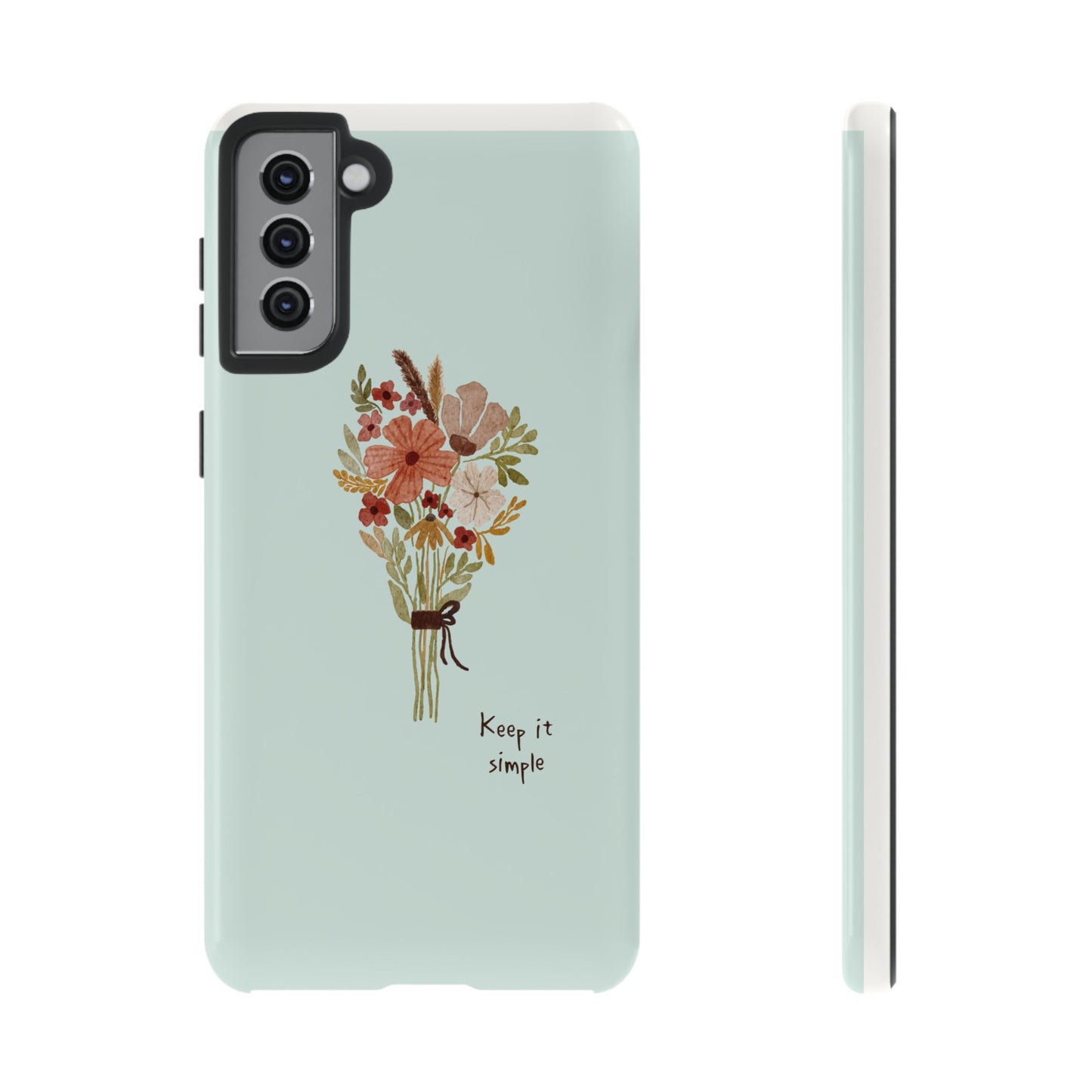 Keep It Simple Wallpaper Phone Case | iPhone 15 Plus/ Pro, 14, 13, 12| Google Pixel 7, Pro, 5| Samsung Galaxy S23 All Major Phone Models