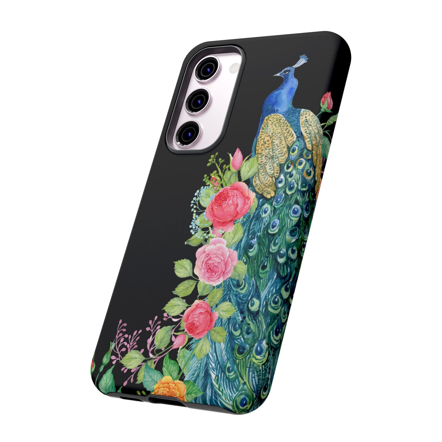 Peacock Wallpaper Phone Case | iPhone 15 Plus/ Pro, 14, 13, 12| Google Pixel 7, Pro, 5| Samsung Galaxy S23 All Major Phone Models