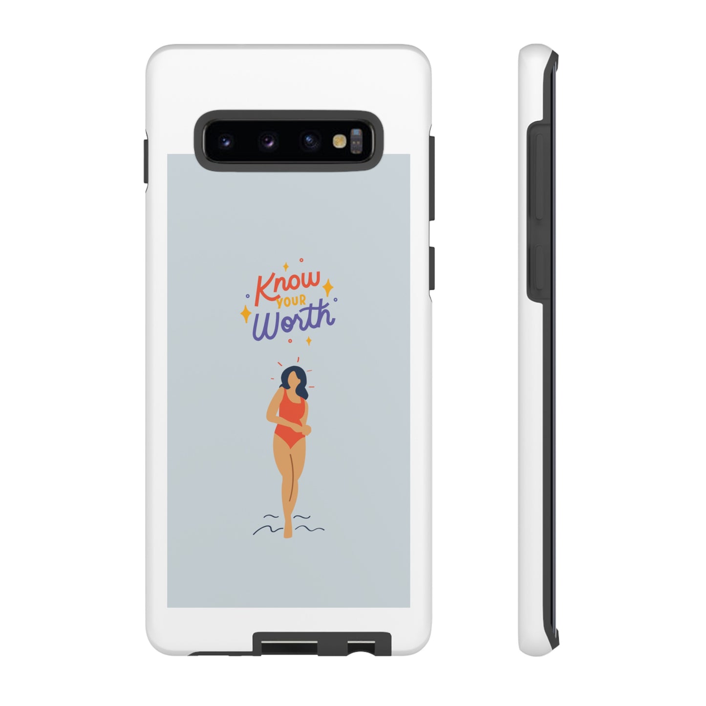 Know Your Worth Phone Case | iPhone 15 Plus/ Pro, 14, 13, 12| Google Pixel 7, Pro, 5| Samsung Galaxy S23 All Major Phone Models