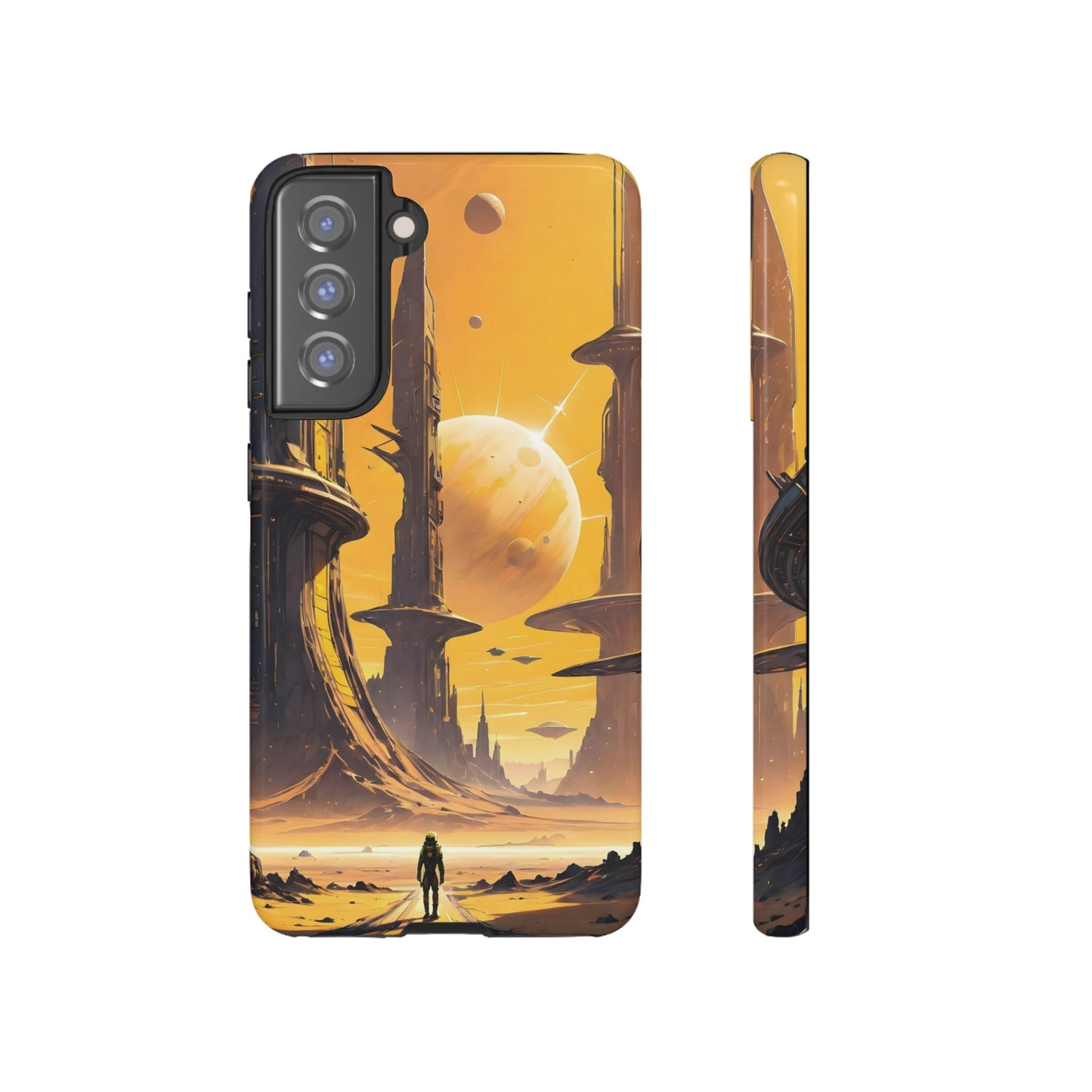 Distant Planets Sci Fi Wallpaper Phone Case | iPhone 15 Plus/ Pro, 14, 13, 12| Google Pixel 7, Pro, 5| Samsung Galaxy S23 All Major Phone Models