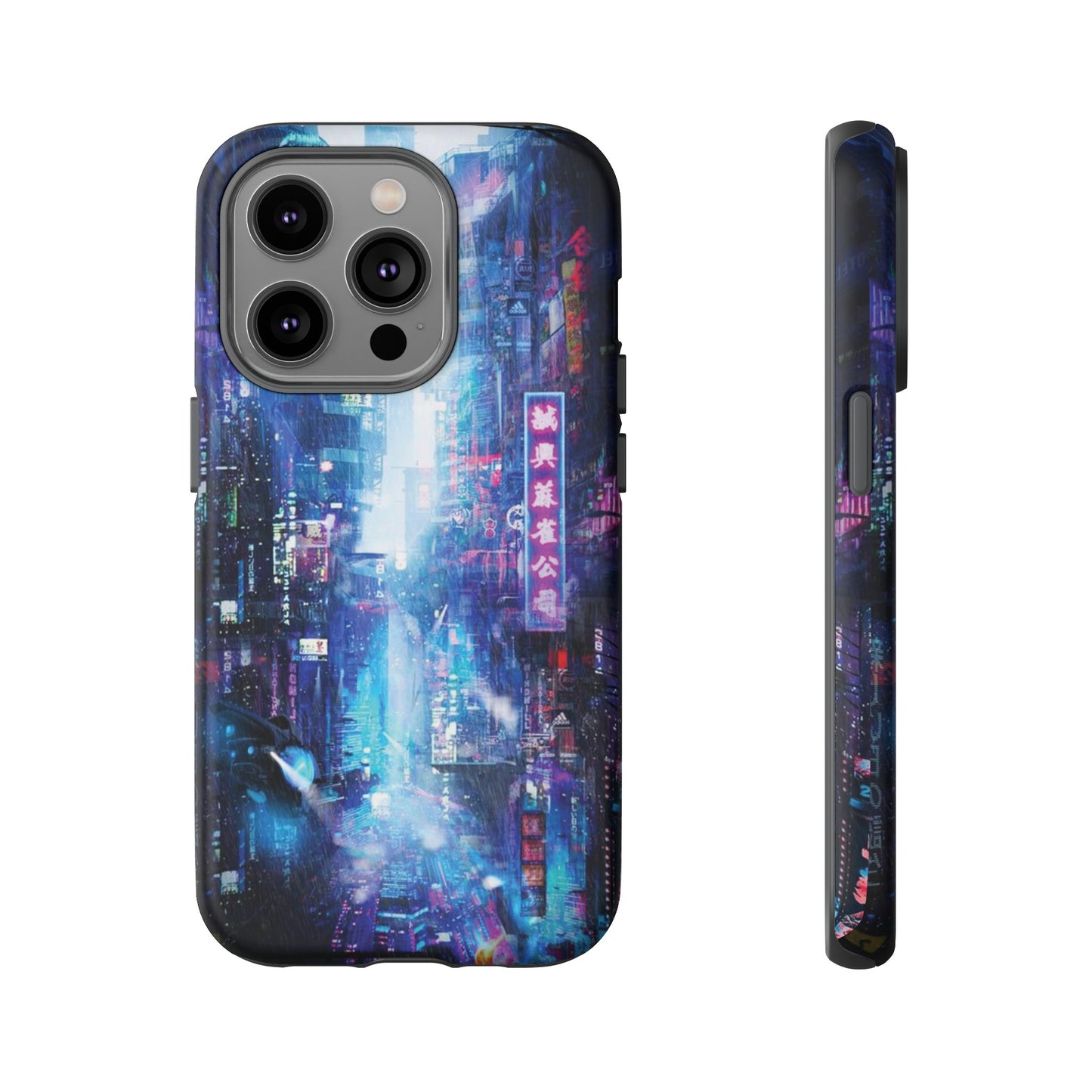 Night Life Futuristic City Wallpaper Phone Case | iPhone 15 Plus/ Pro, 14, 13, 12| Google Pixel 7, Pro, 5| Samsung Galaxy S23 All Major Phone Models