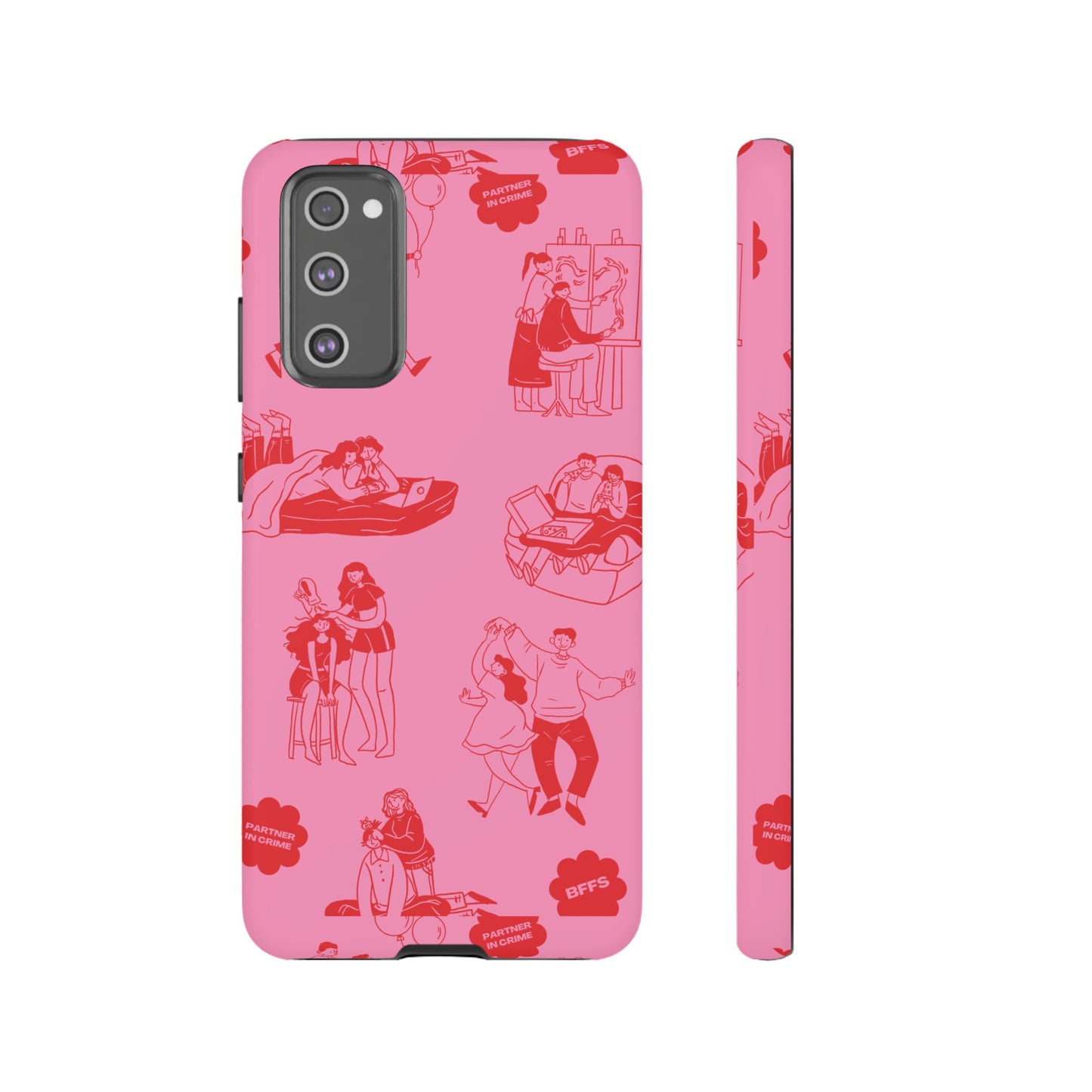 Pink Valentine's Day Wallpaper Phone Case | iPhone 15 Plus/ Pro, 14, 13, 12| Google Pixel 7, Pro, 5| Samsung Galaxy S23 All Major Phone Models