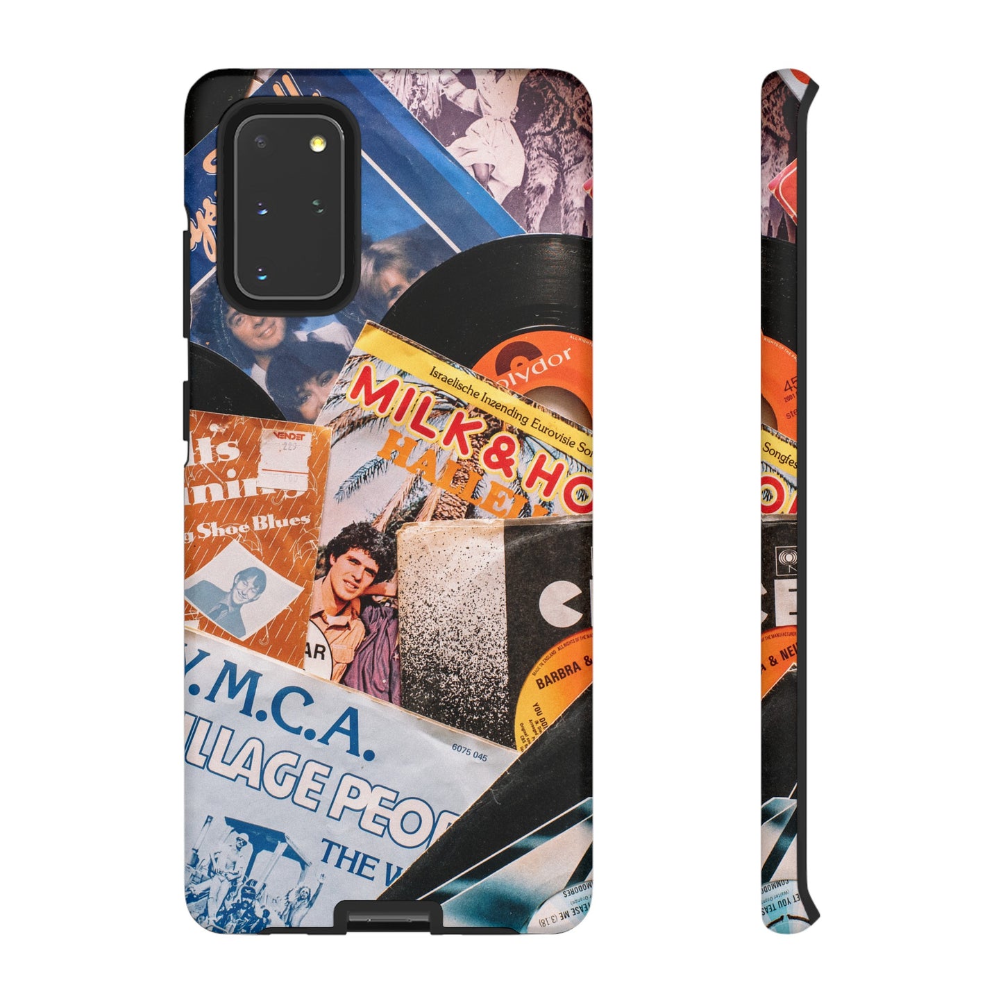 Retro Vinyl Wallpaper Phone Case | iPhone 15 Plus/ Pro, 14, 13, 12| Google Pixel 7, Pro, 5| Samsung Galaxy S23 All Major Phone Models