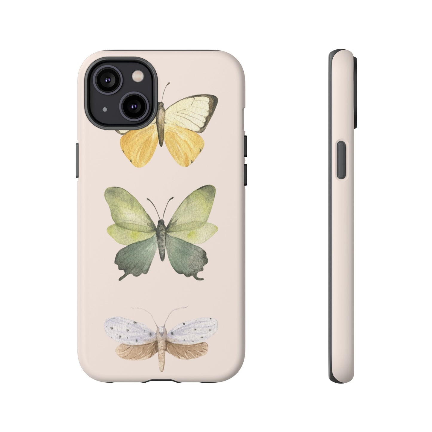 Three Butterflies Wallpaper Phone Case | iPhone 15 Plus/ Pro, 14, 13, 12| Google Pixel 7, Pro, 5| Samsung Galaxy S23 All Major Phone Models